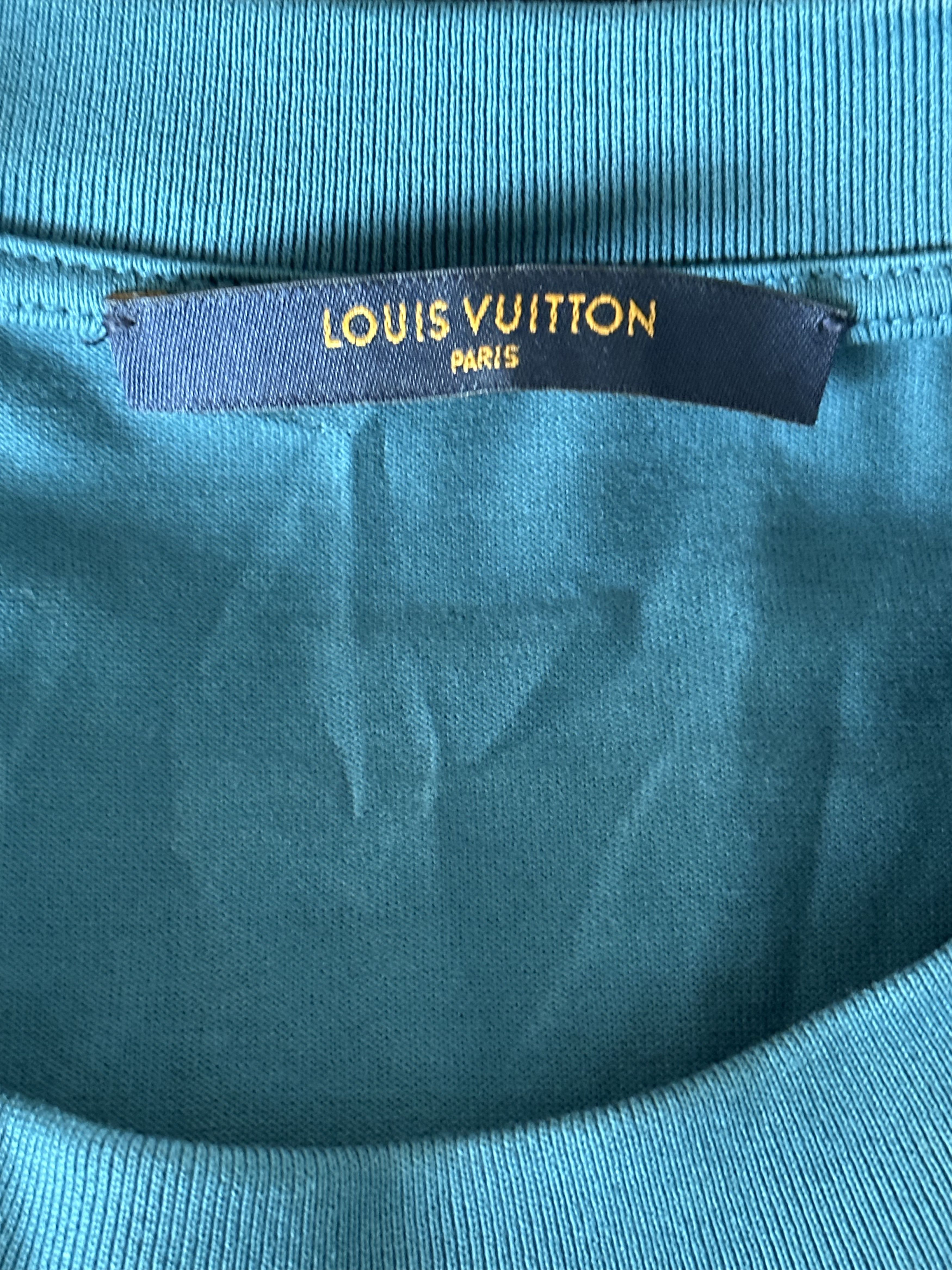 Louis Vuitton Louis Vuitton Blue & White Monogram Gradient T-Shirt Size US S / EU 44-46 / 1 - 3 Thumbnail