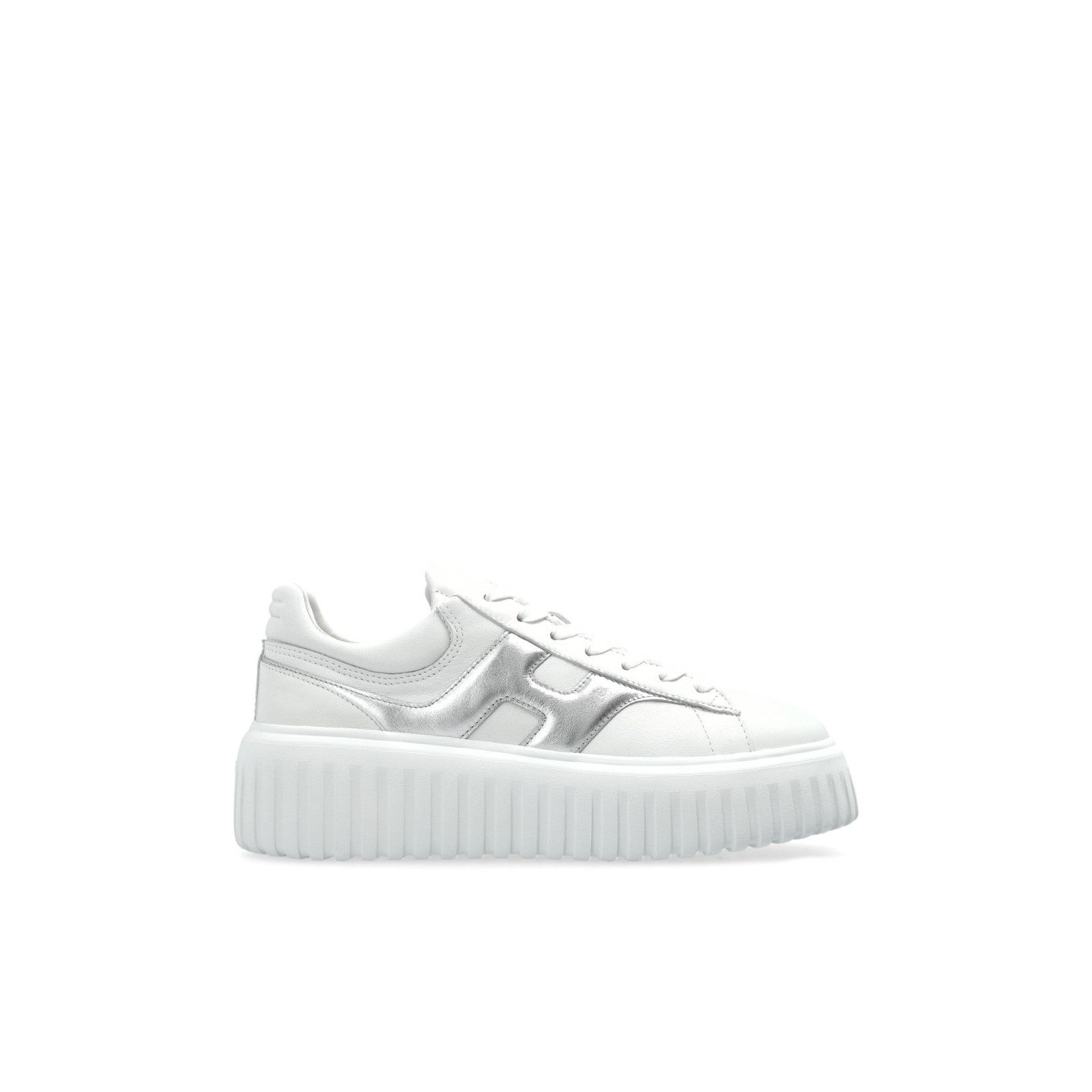 Hogan Hogan H Stripes White Leather Platform Sneakers New & Authen Size US 11 / IT 41 - 1 Thumbnail