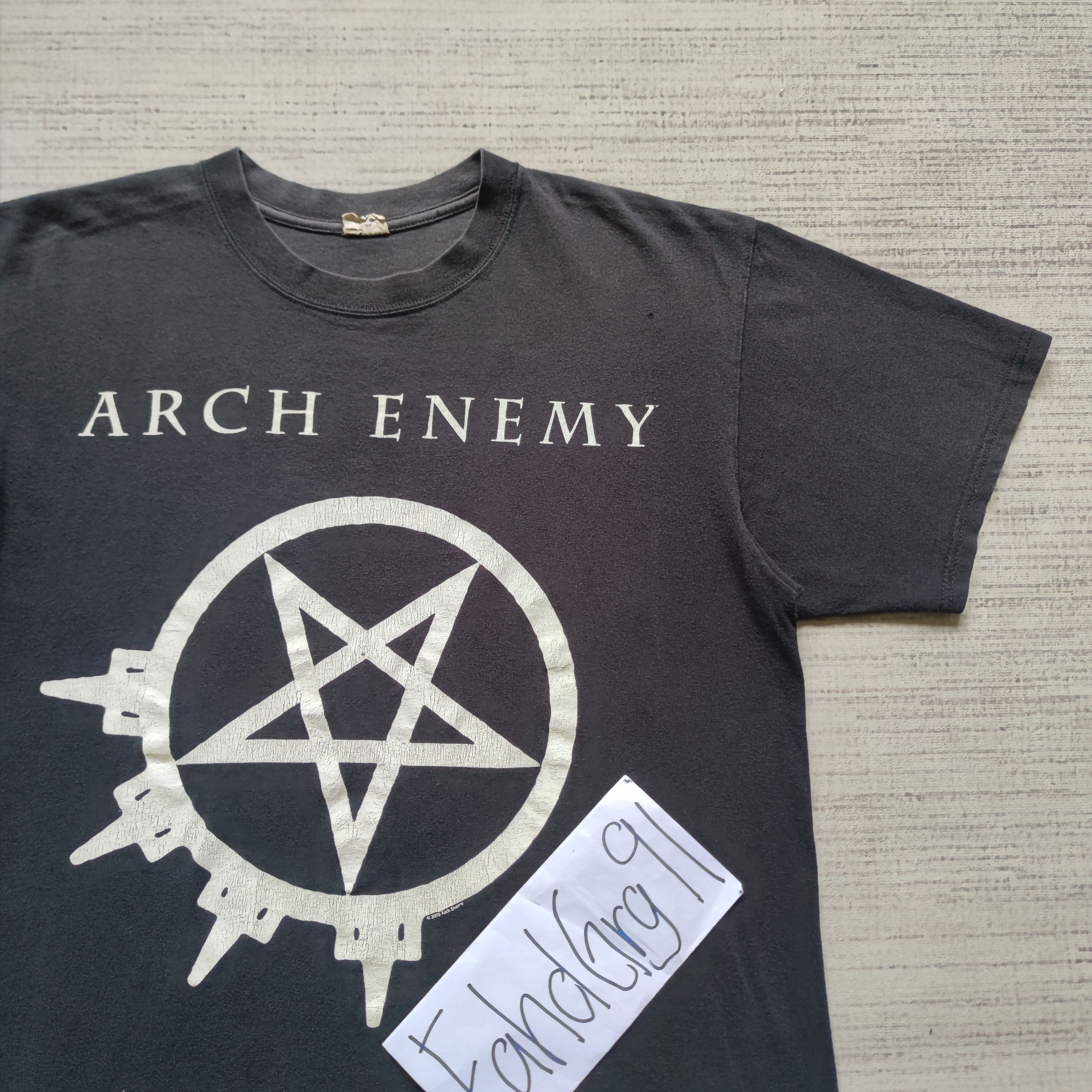 Band Tees × Vintage Vintage 2009 Arch Enemy "Pure Fucking Metal" Size US L / EU 52-54 / 3 - 9 Thumbnail