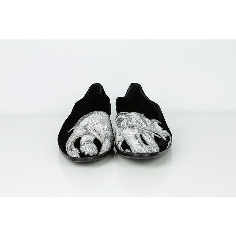 Louis Vuitton Louis Vuitton Embroidered Flat Shoes with Elephant Design - Size US 13 / EU 46 - 3 Thumbnail