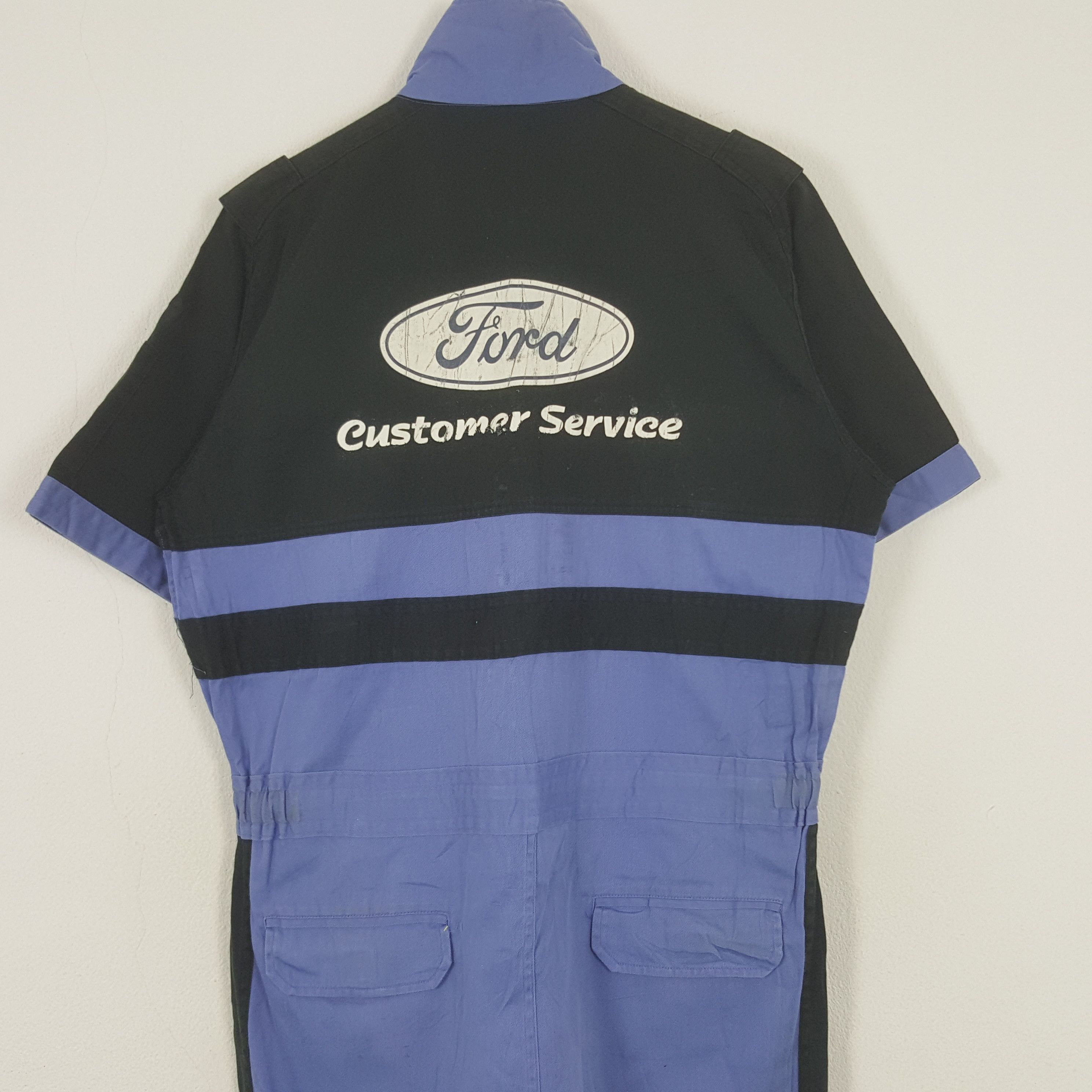 Vintage Vintage Ford Racing Team US Coverall Jacket RR9 Size US L / EU 52-54 / 3 - 2 Thumbnail