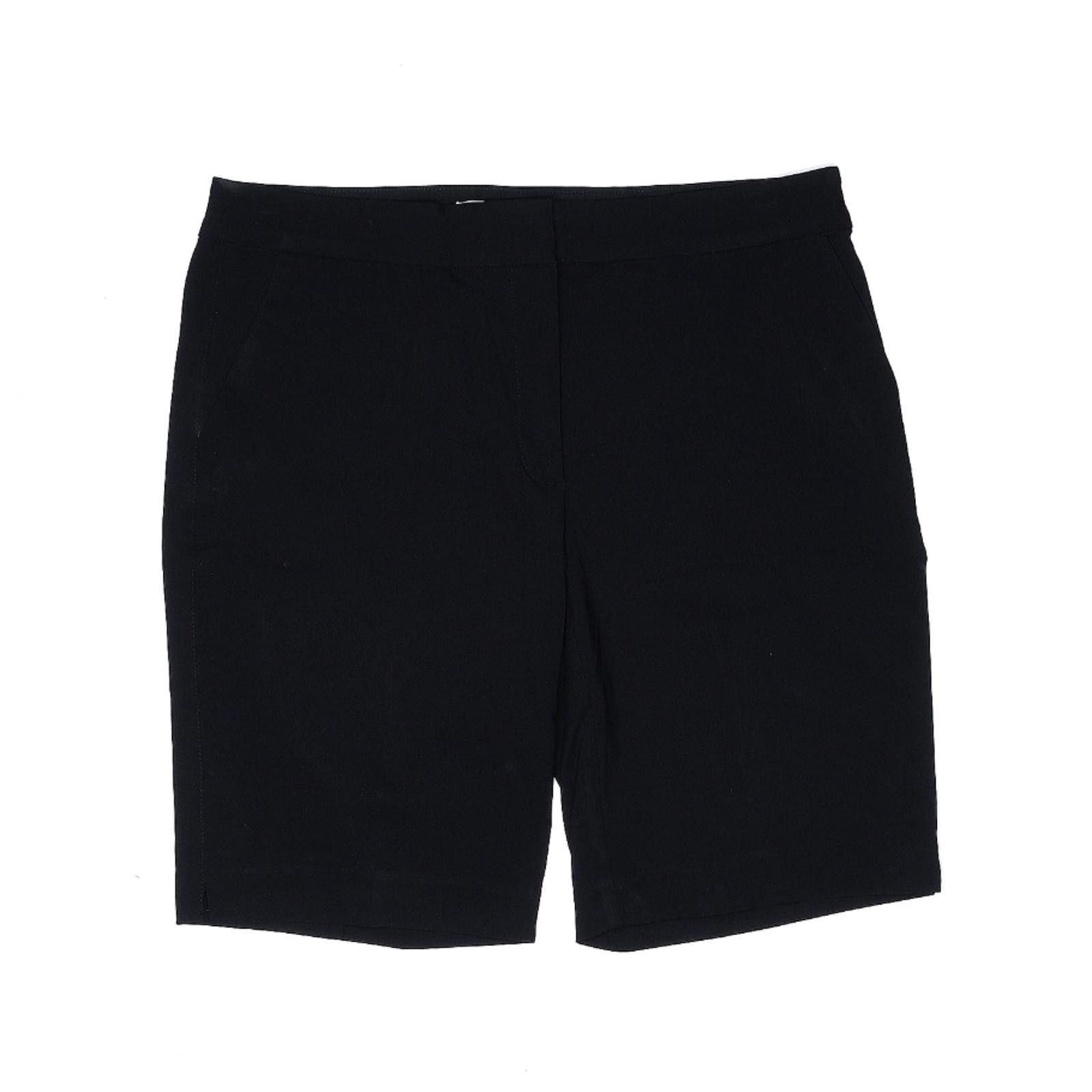 Other White House Black Market Women's Black Casual Shorts Size 10 Size 32" / US 10 / IT 46 - 1 Thumbnail