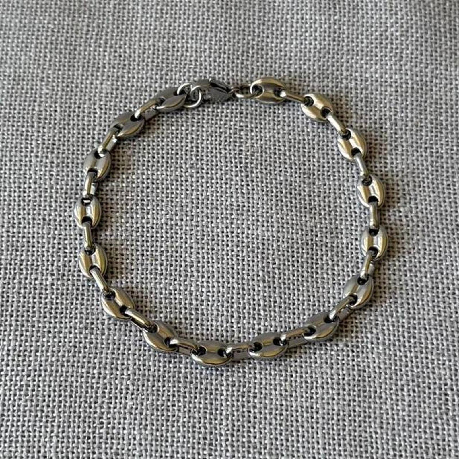 Other Cuban link style charm stainless MENS2 Size ONE SIZE - 1 Thumbnail