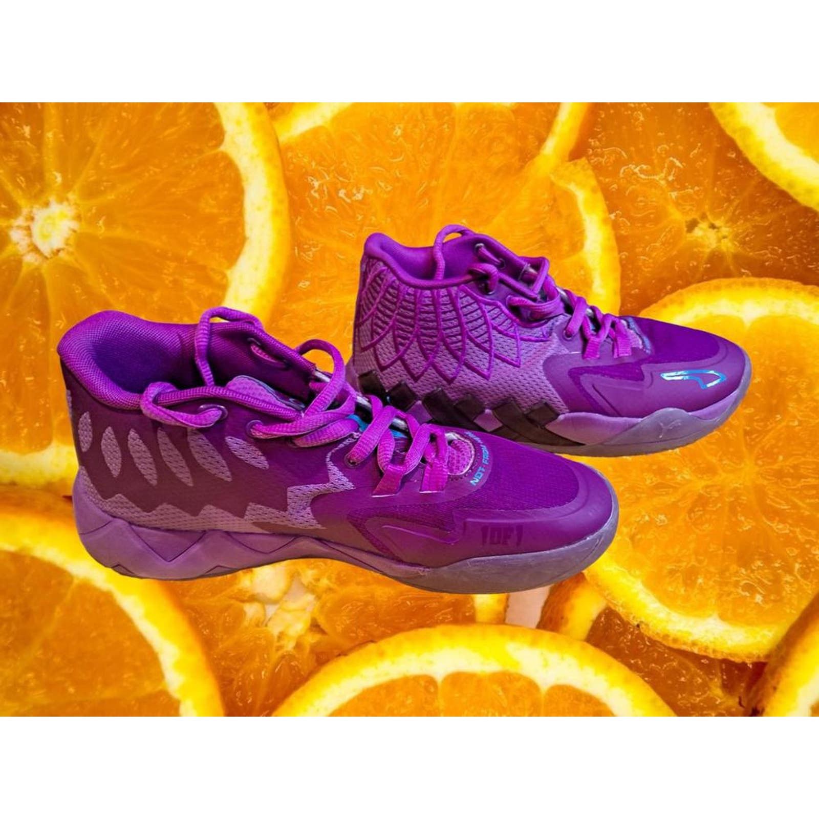 Puma of Queens‎ City Purple High-top Sneakers