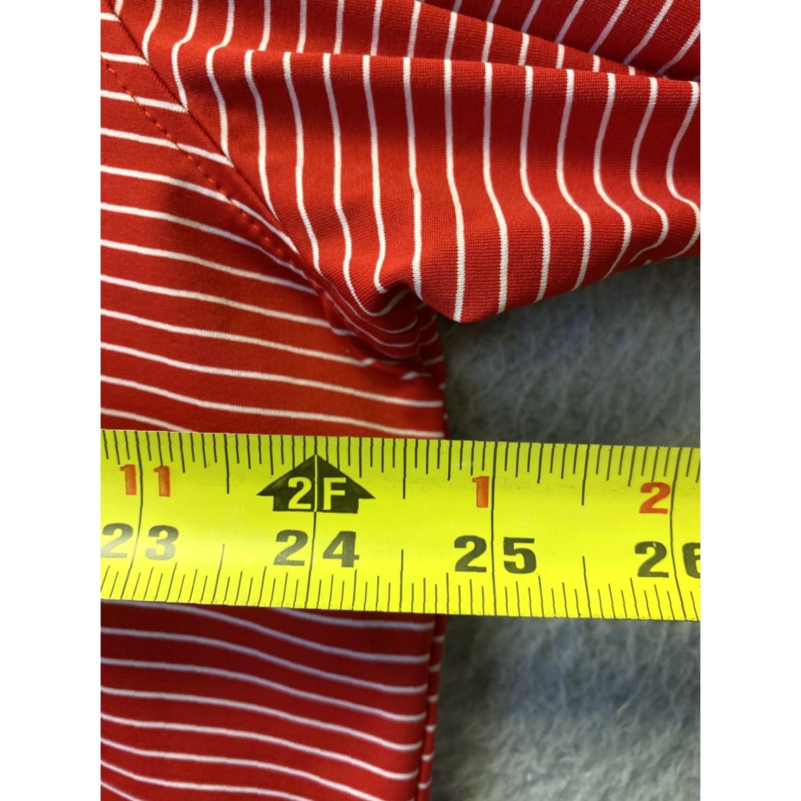 Vintage Walter Hagen Polo Shirt Mens XL Red Short Sleeve Striped Golf Activewear /62-62 Size US XL / EU 56 / 4 - 6 Thumbnail