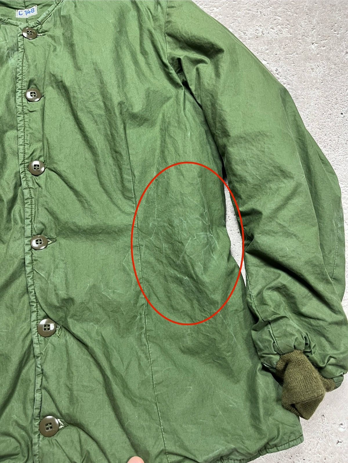 Other Swedish Army M59 Quilted Liner Jacket Green C148 1968 Size US S / EU 44-46 / 1 - 4 Thumbnail