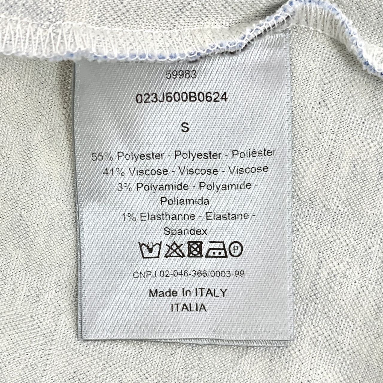 Dior Blue and White Gradient Short Sleeve Shirt Size US S / EU 44-46 / 1 - 8 Thumbnail