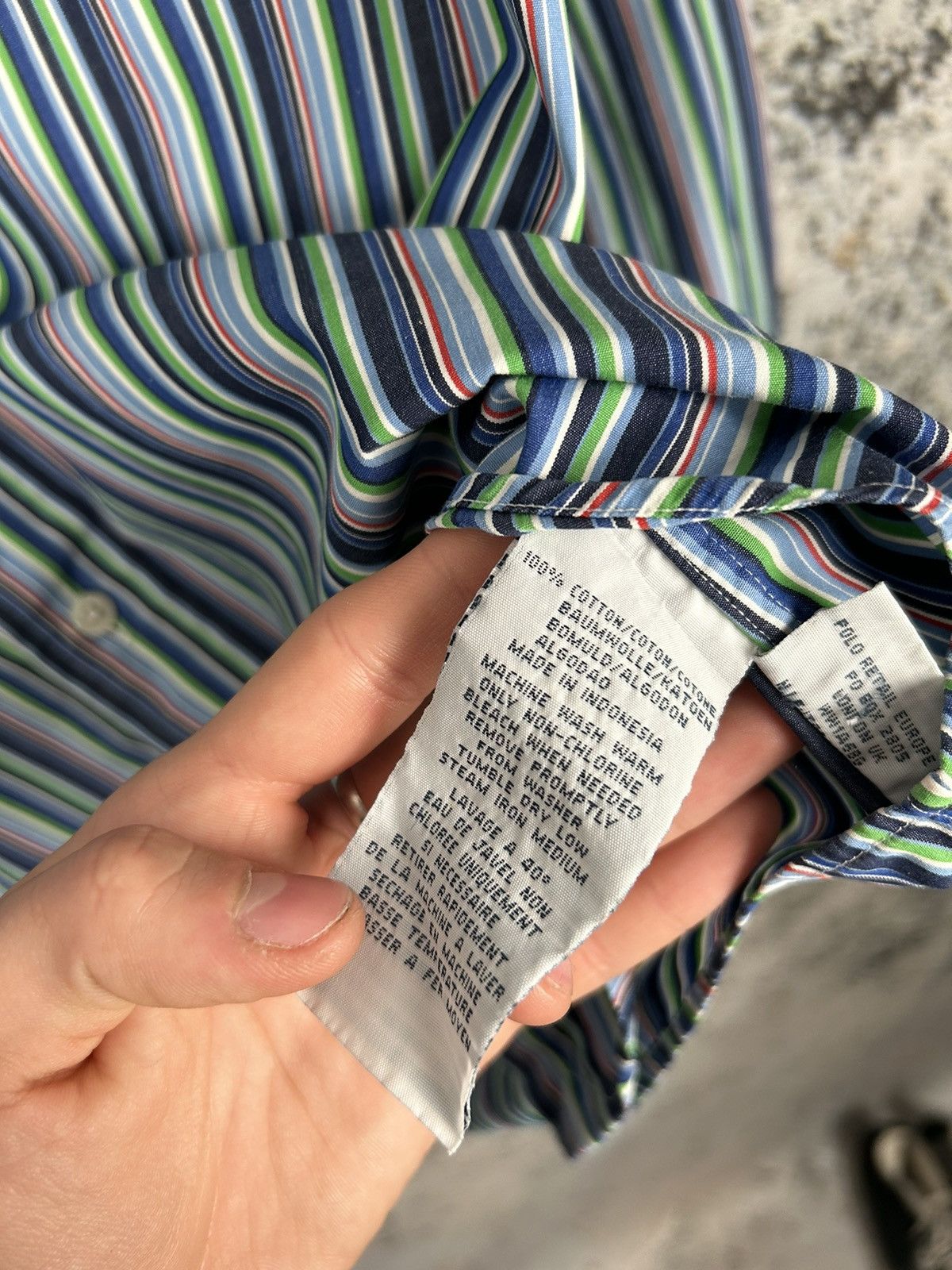 Polo Ralph Lauren Vintage Polo Ralph Lauren Striped 90s Shirt Archival Hype Size US M / EU 48-50 / 2 - 6 Thumbnail