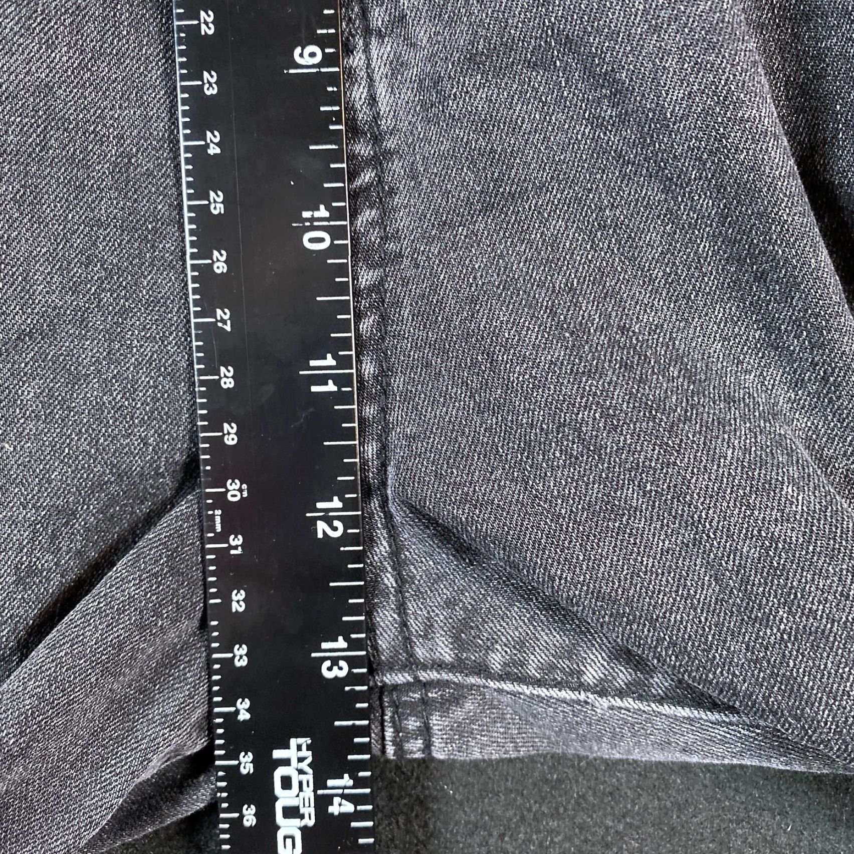 Vintage S.O.N.G Jeans Womens Black Elastic Waist Jogger Cropped High Rise 7/28 Size 28" / US 6 / IT 42 - 6 Thumbnail