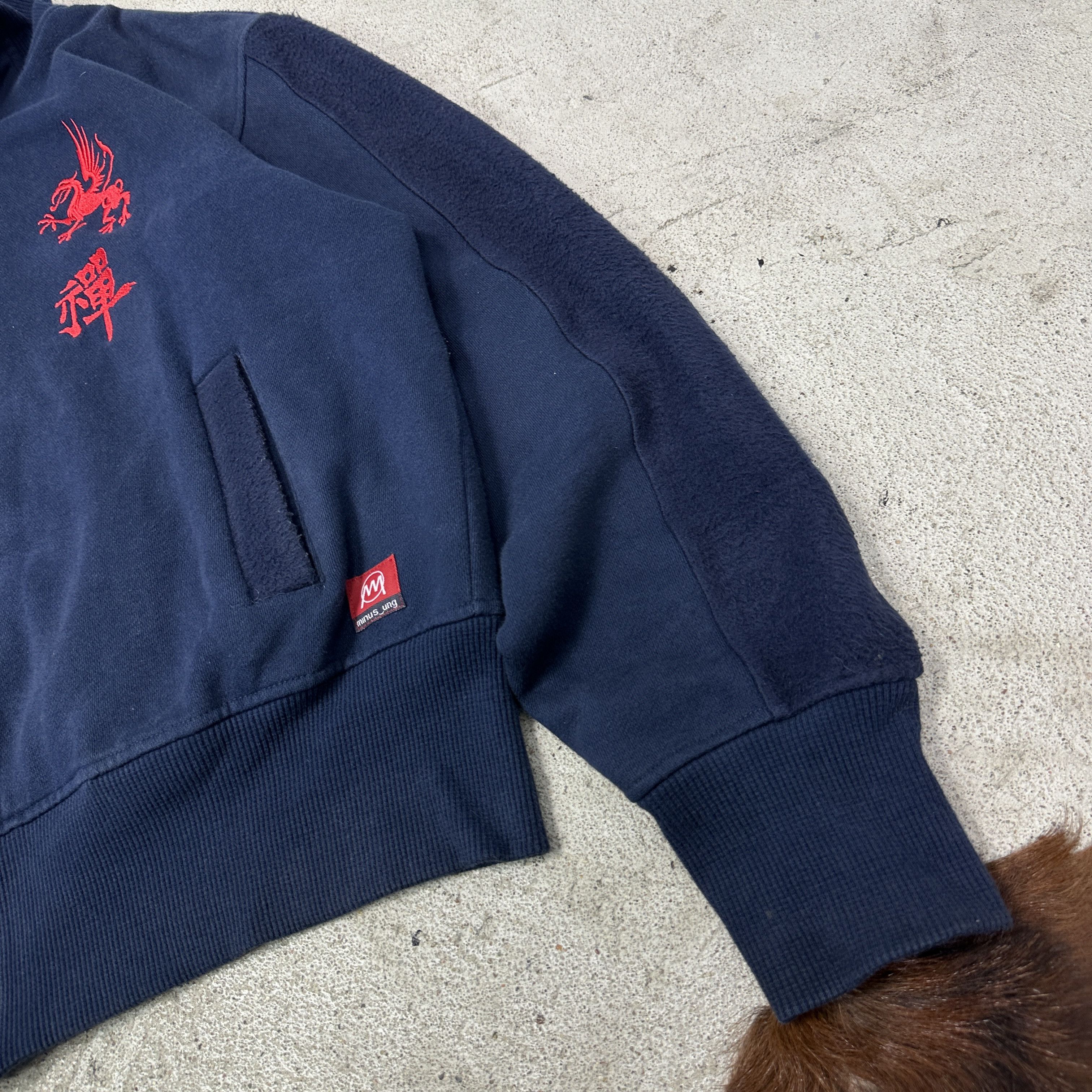 Vintage Vintage Streetwear Sporty Chinese HipHop Zip Sweatshirt Y2K Size US M / EU 48-50 / 2 - 3 Thumbnail