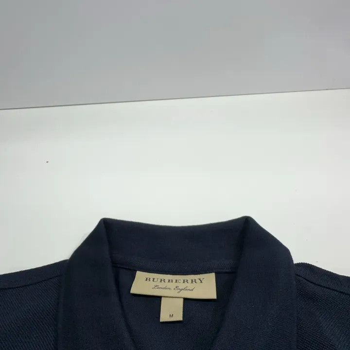 Burberry Burberry Burberry Navy Embroidered Logo Polo Shirt-2507 Size US M / EU 48-50 / 2 - 4 Thumbnail