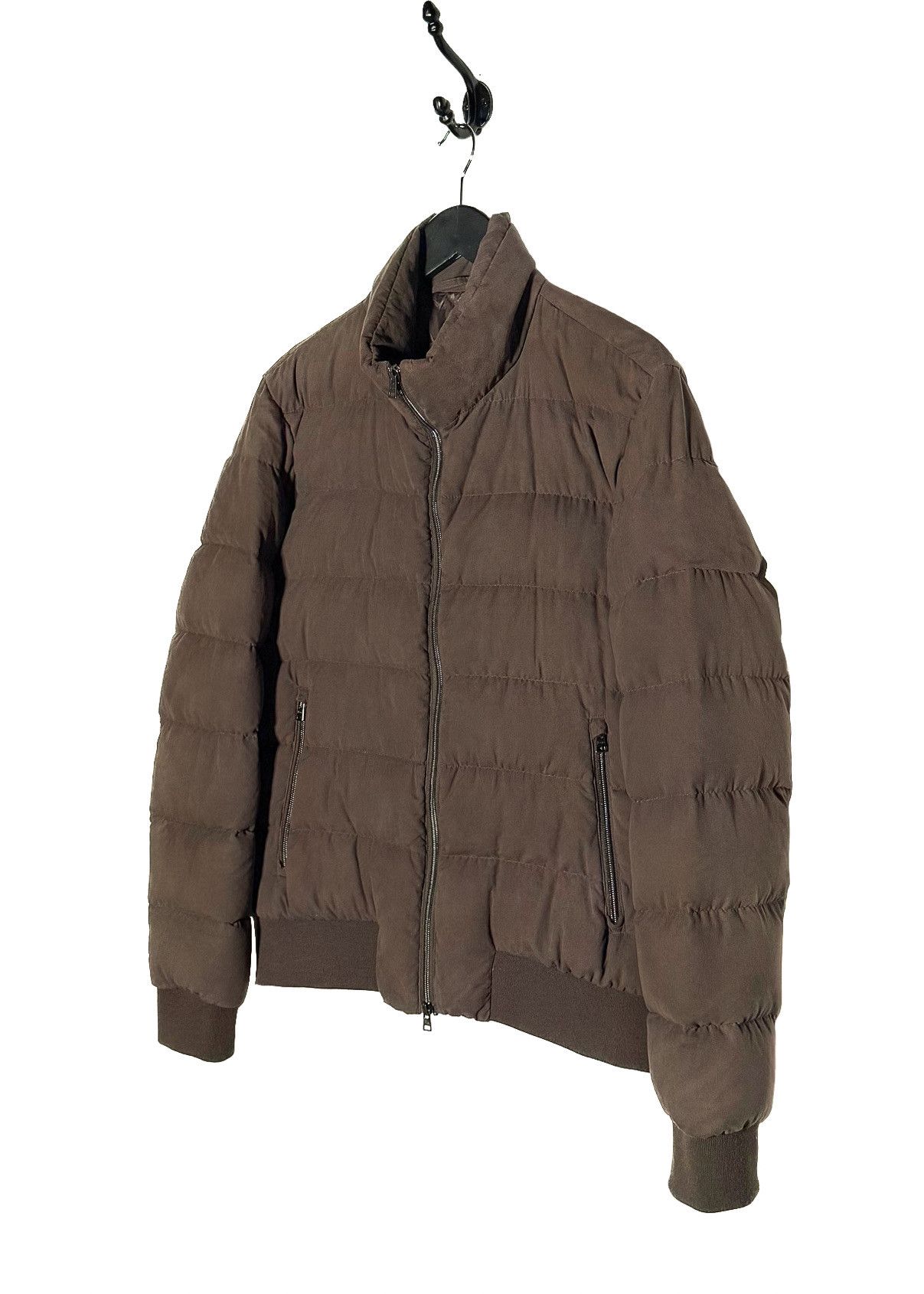 Herno Herno Brown Down Filled Puffer Bomber Jacket - 50 IT Size US M / EU 48-50 / 2 - 2 Thumbnail
