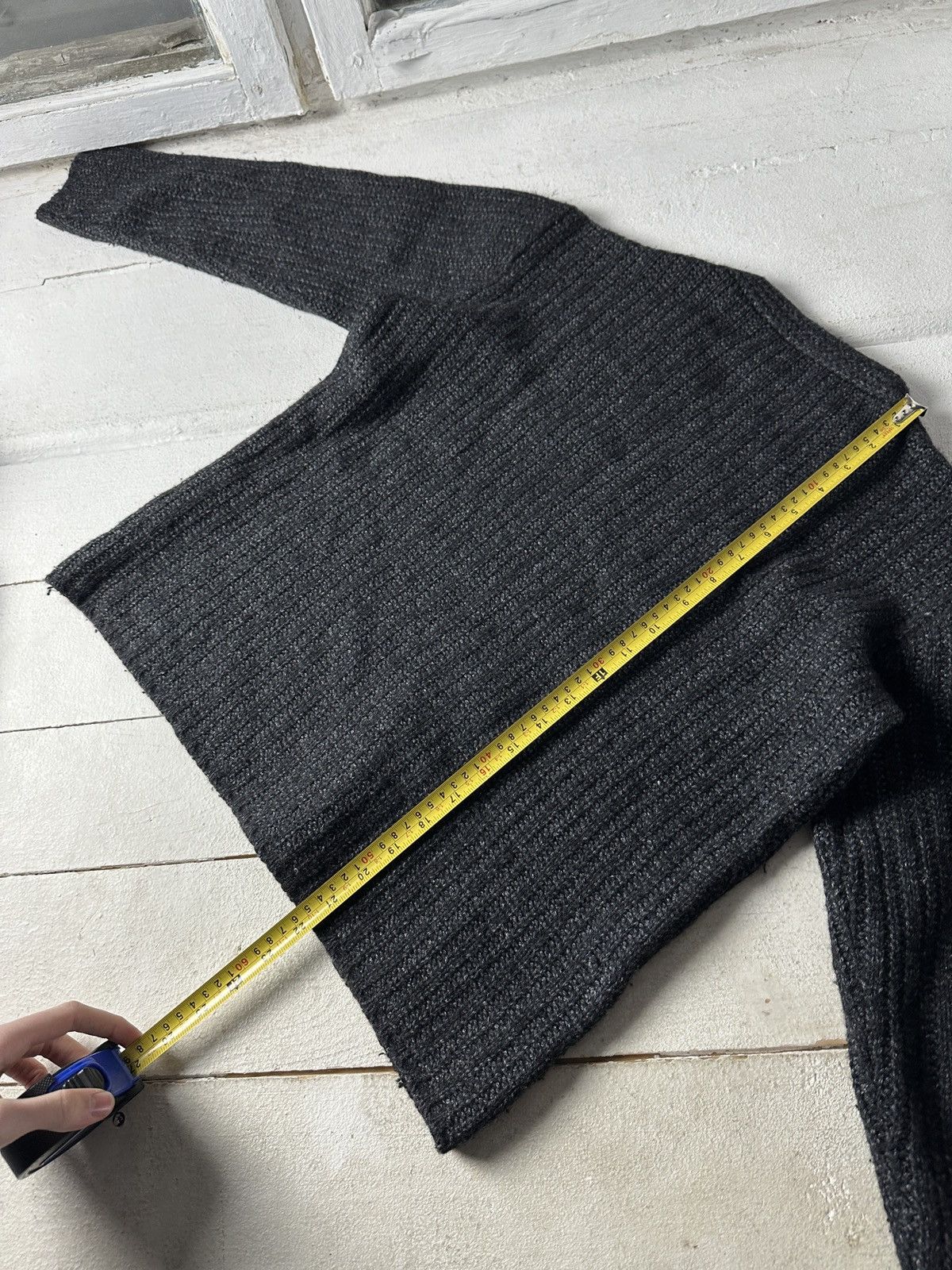 Armani 🚨ARMANI JEANS LONGSLEEVE SWEATER VNTG 90s Italy V NECK Size US S / EU 44-46 / 1 - 16 Thumbnail