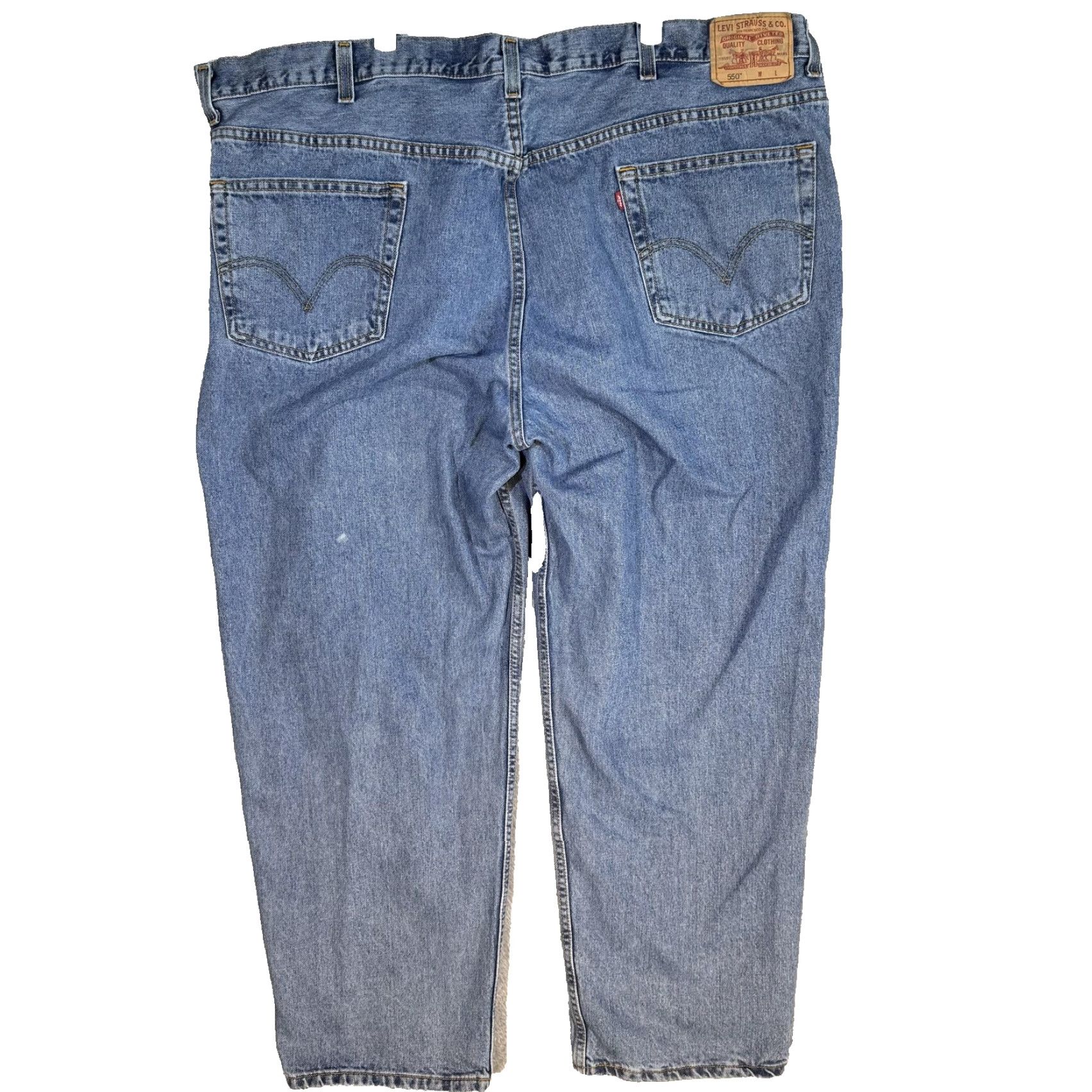 Levi's Levi's 550 Jeans Mens 50x30 Blue Relaxed Fit Tapered Leg Denim Vintage Y2K Levi's 500 Series Jeans Mens Blue 50x30 Mens Size US 34 / EU 50 - 2 Thumbnail