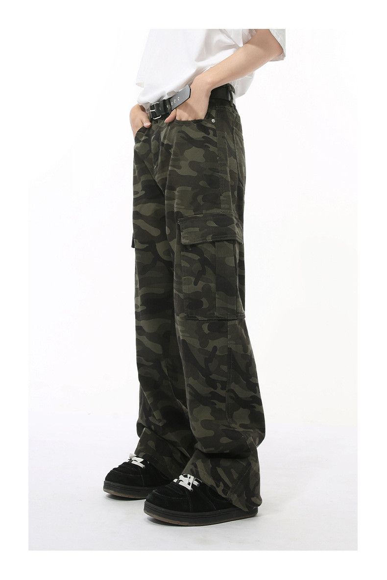 Japanese Brand × Vintage High street cleanfit camouflage pocket workwear washed jeans Size US 32 / EU 48 - 3 Thumbnail