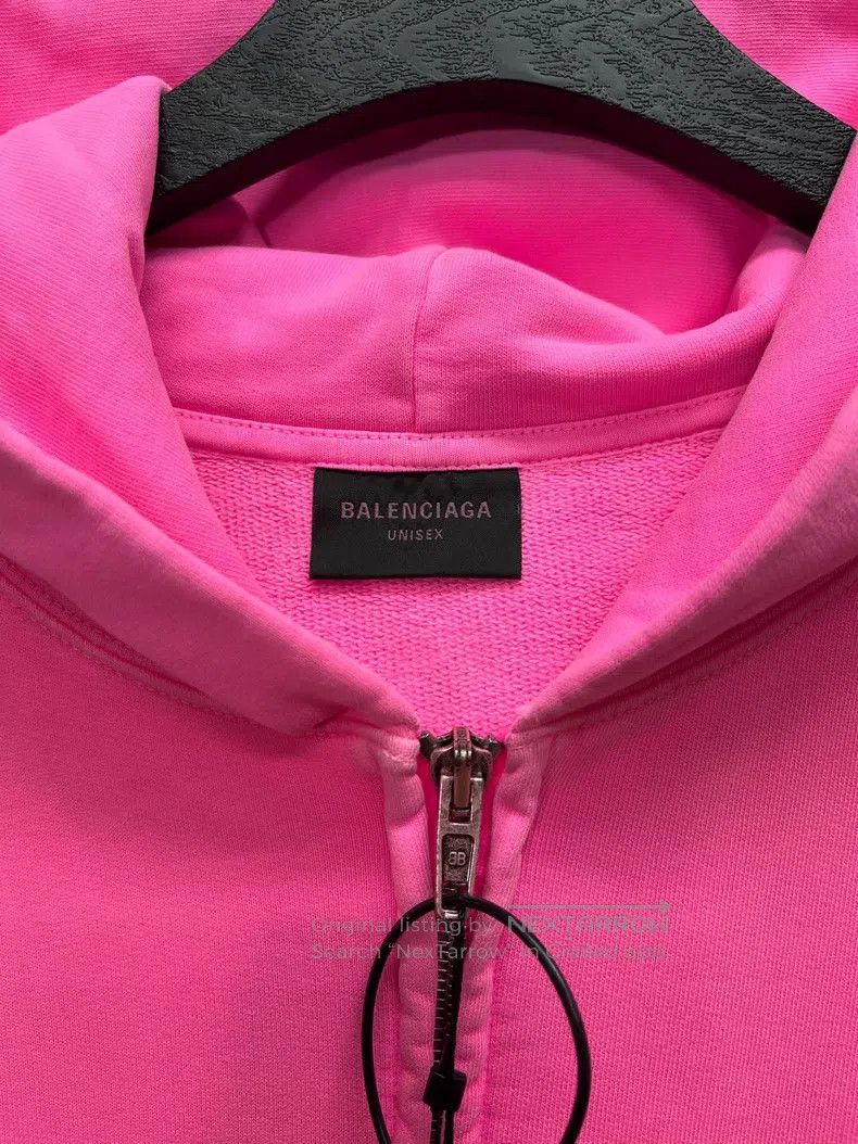 Balenciaga Balenciaga Distressed Embroidered Hooded Jacket Size US S / EU 44-46 / 1 - 4 Thumbnail