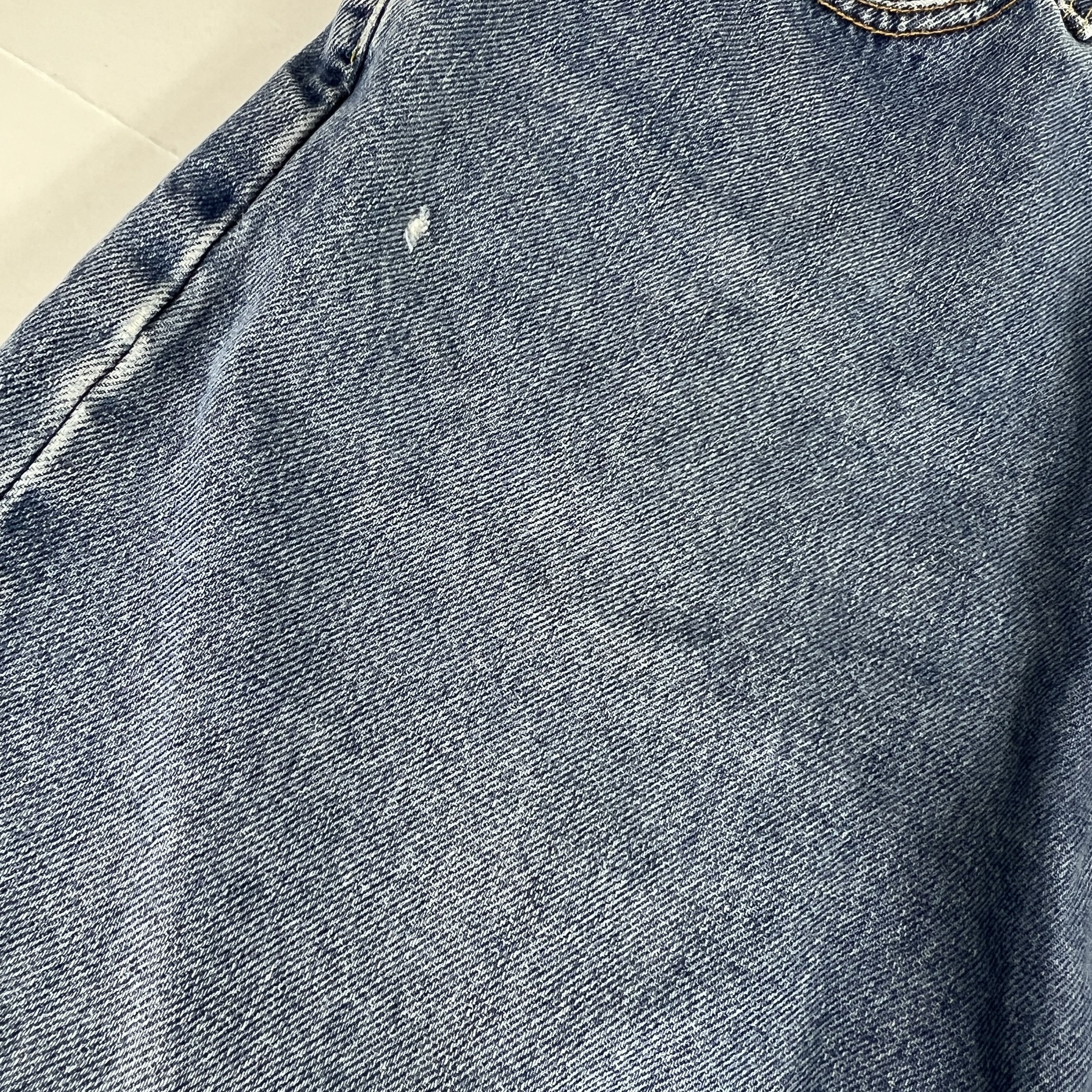 Levi's × Vintage Y2K Levi's Jeans 550 Relaxed Fit Blue Faded Cotton Denim Size US 35 - 3 Thumbnail