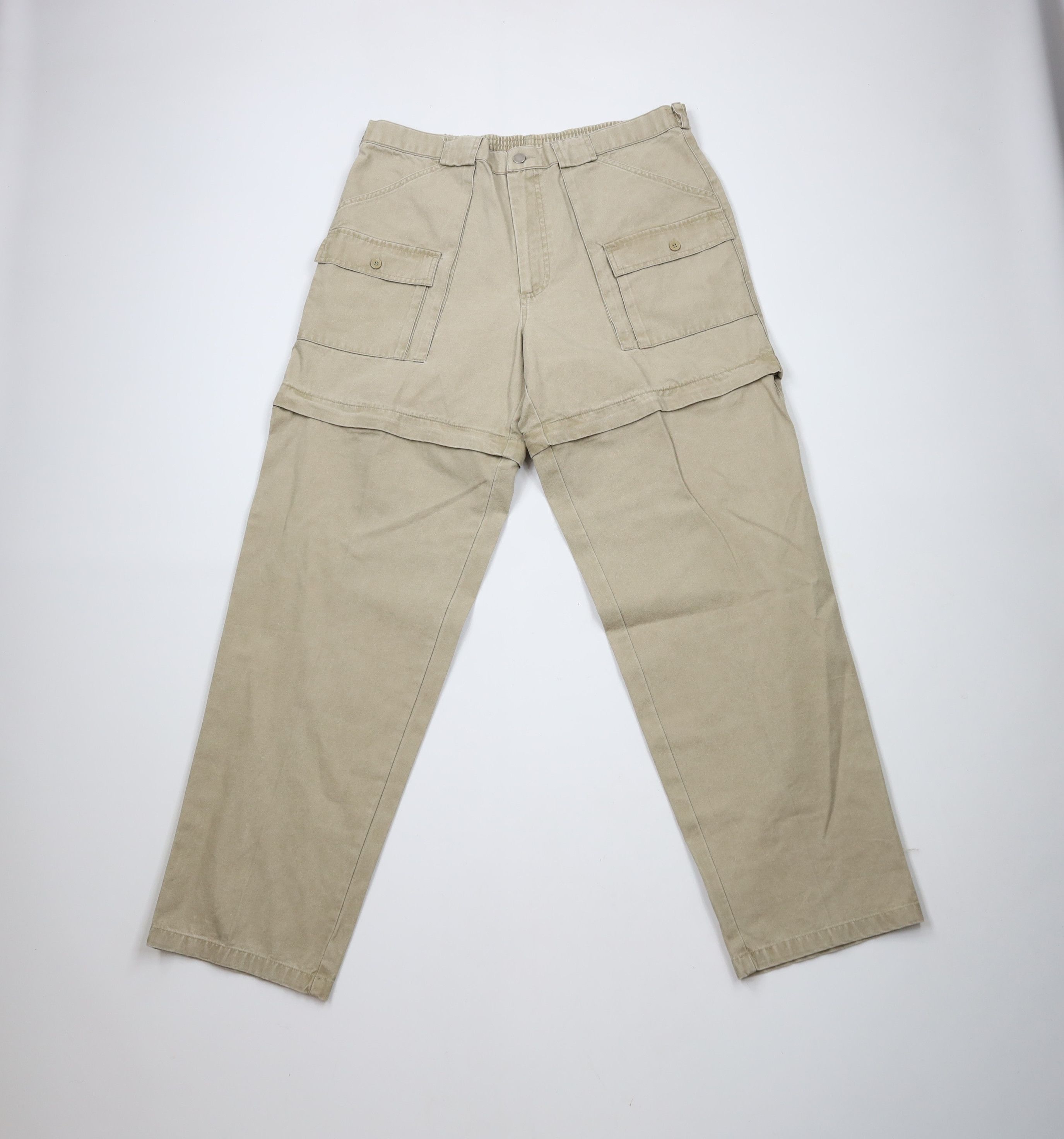 Vintage Vintage 90s Streetwear Stonewash Convertible Cargo Pants Size US 38 / EU 54 - 1 Thumbnail