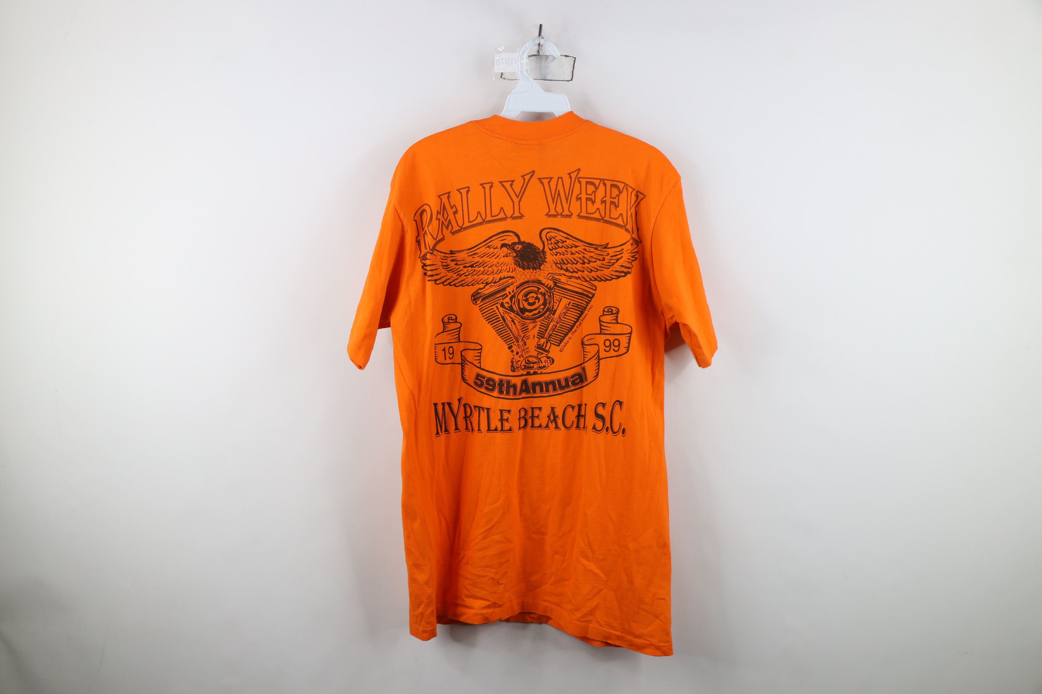 Vintage Vintage 90s Myrtle Beach Motorcycle Bike Rally T-Shirt USA Size US M / EU 48-50 / 2 - 13 Thumbnail
