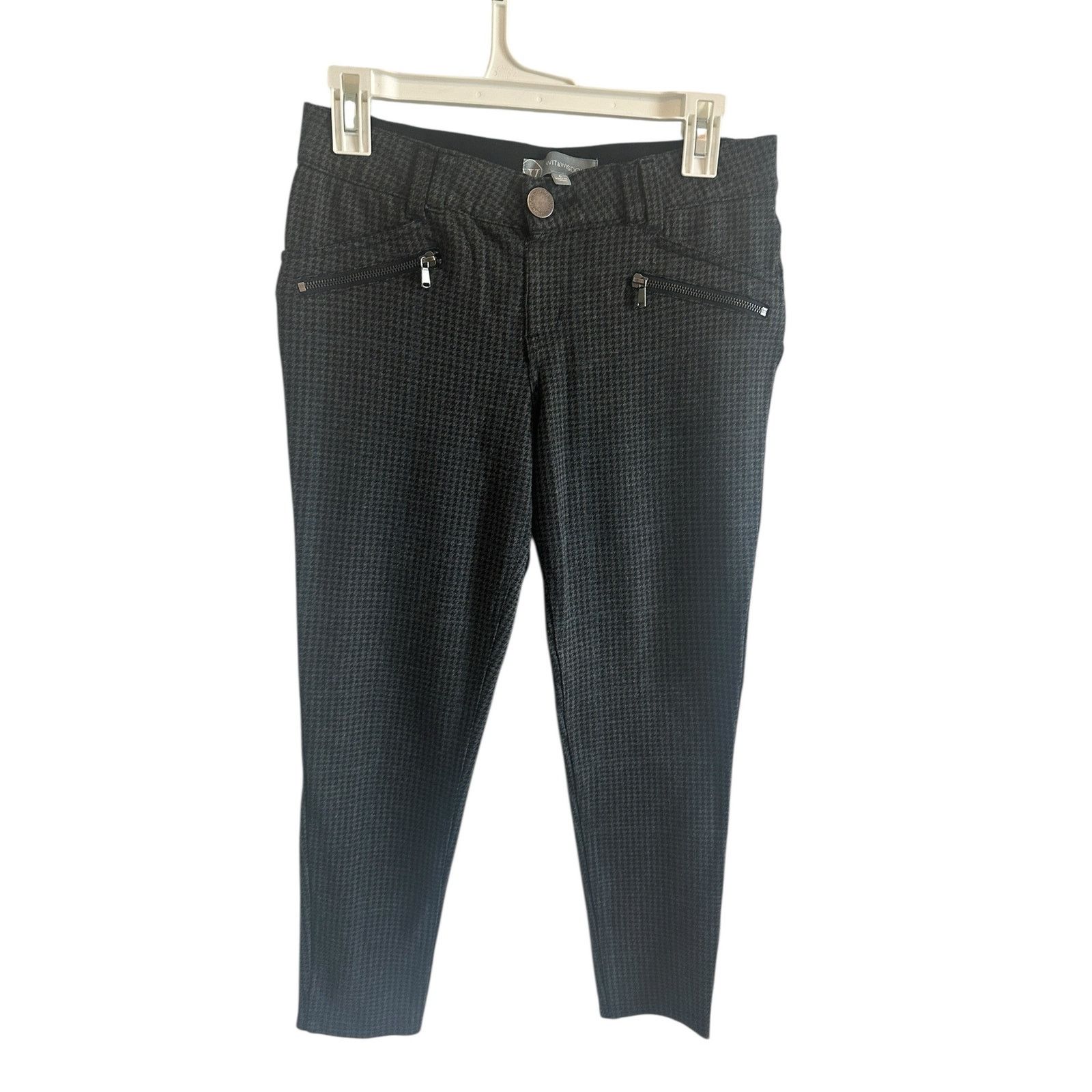 Other Wit & Wisdom Women's 6 Gray Double Zip Ankle Skinny Jeans Size 28" / US 6 / IT 42 - 7 Thumbnail