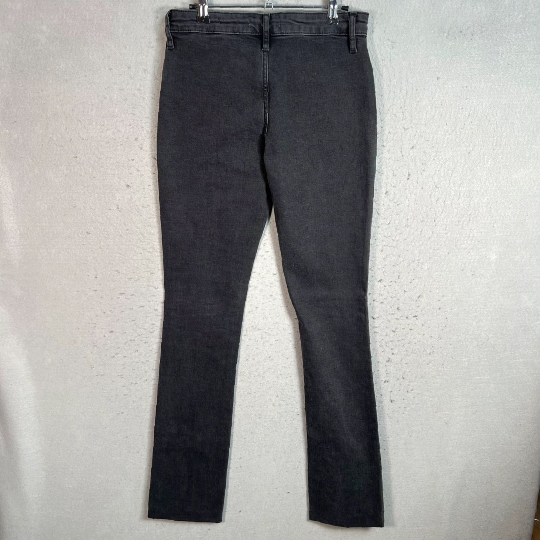 Zara Zara Jeans The Olivia Mid-Rise Straight-Leg Gray 6 Womens Cotton Denim 5-Pocket Inseam 33 in Regular Rise Mid Vintage: No Size 28" / US 6 / IT 42 - 2 Thumbnail