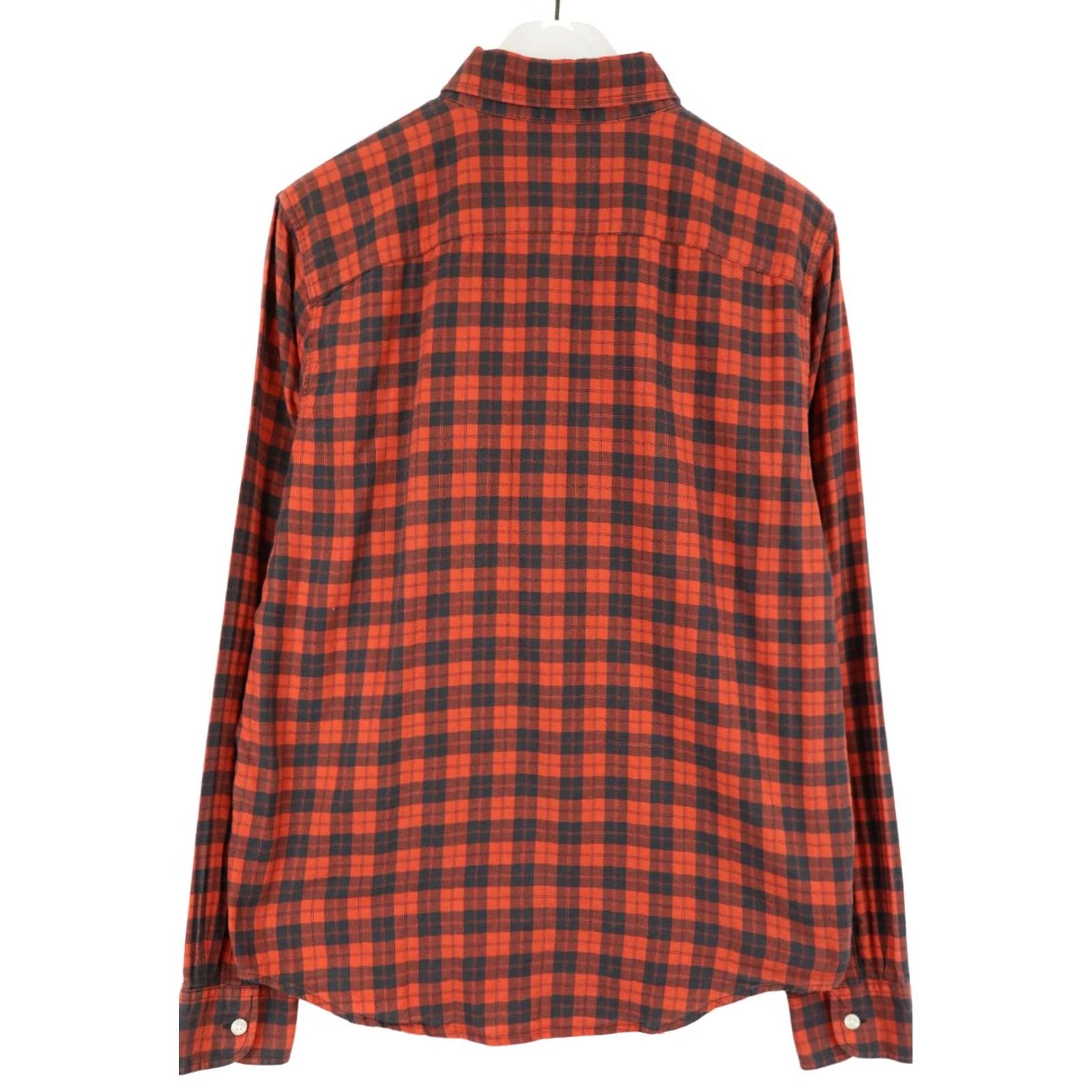 Abercrombie & Fitch ABERCROMBIE & FITCH Shirt Men's XL Plaid Button-Up Thin Flannel Slim Collared Size US XL / EU 56 / 4 - 2 Thumbnail