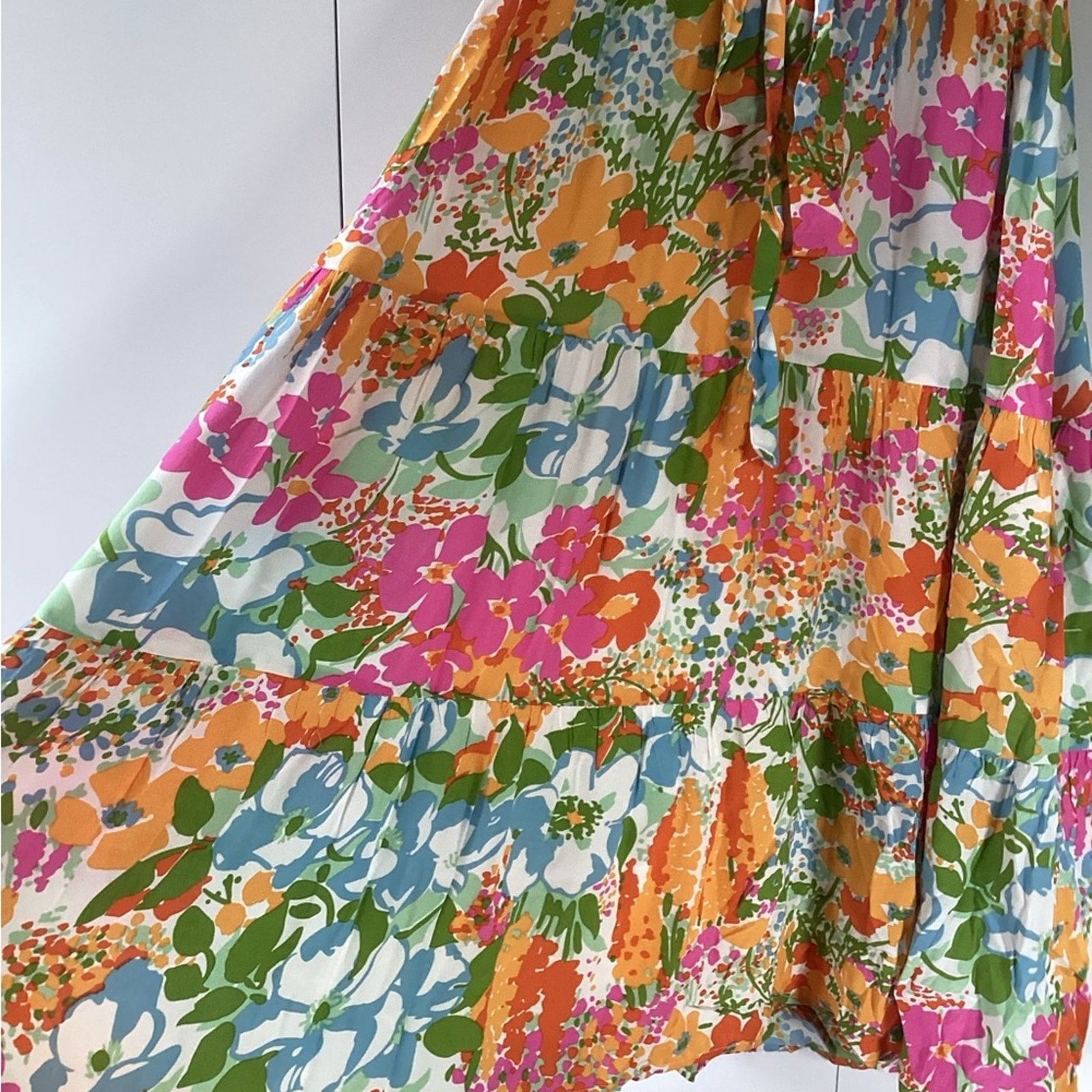 Rails NWT Rails Eliana Day Garden Floral Belted Midi Dress sz XS Size XS / US 0-2 / IT 36-38 - 5 Thumbnail