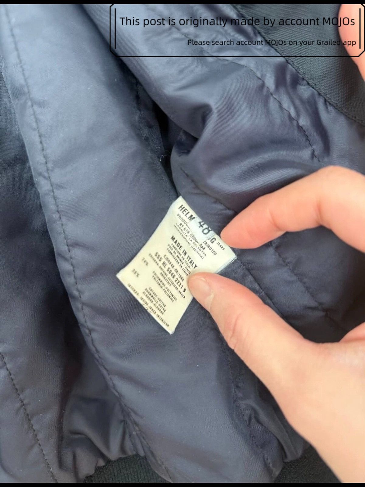 Helmut Lang Sz 48 Helmut Lang 98AW Padded Bomber Flight Jacket mojos61 Size US M / EU 48-50 / 2 - 6 Thumbnail