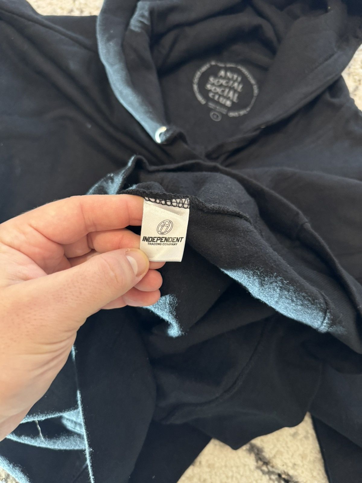 Anti Social Social Club ASSC Anti Social Social Club Hoodie Black Streetwear Large Size US L / EU 52-54 / 3 - 9 Thumbnail