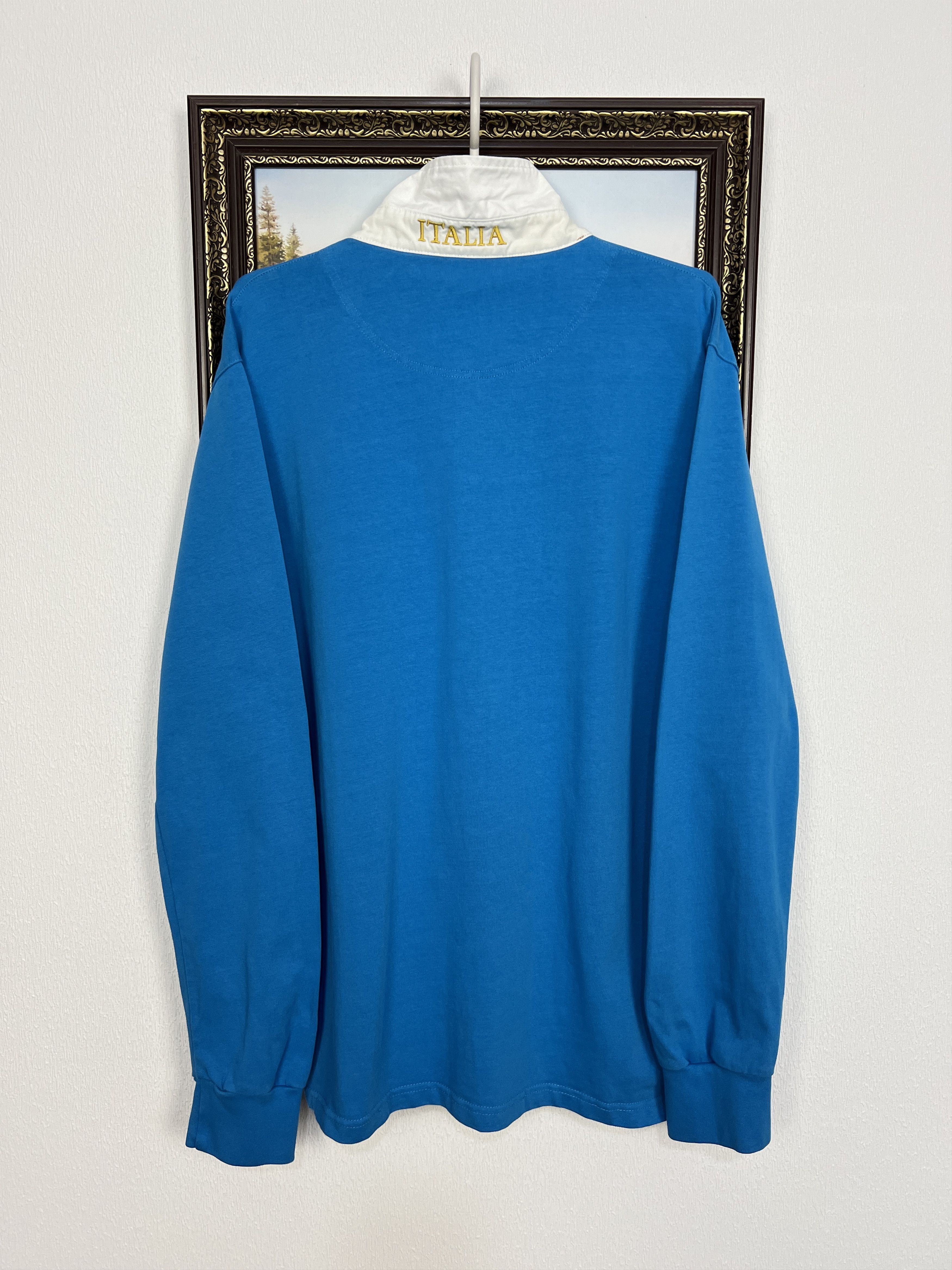 Vintage Kooga Italy Rugby Union Jersey Long Sleeve Trikot National Size US L / EU 52-54 / 3 - 8 Thumbnail