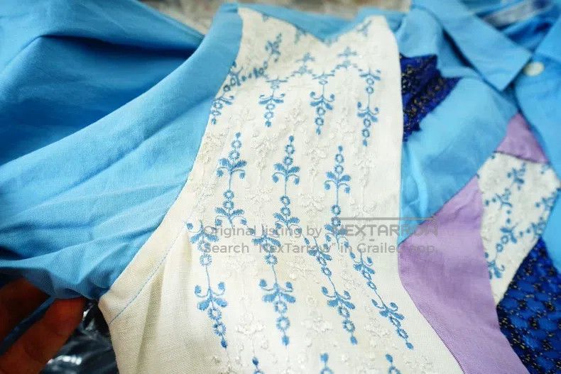 Comme des Garcons Comme des Garcons Embroidered Patchwork Tunic Shirt Size US M / EU 48-50 / 2 - 6 Thumbnail