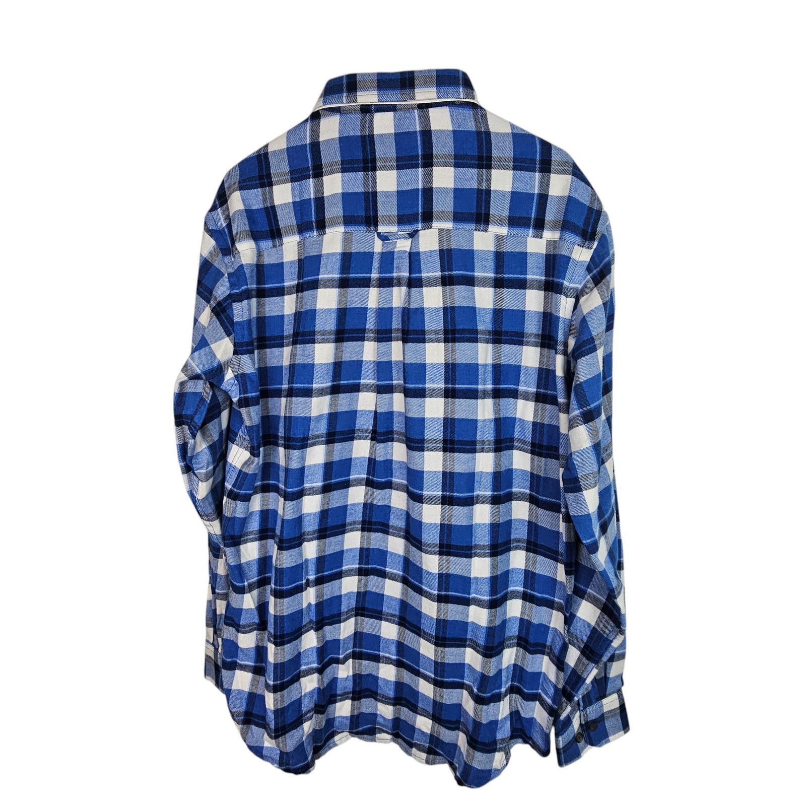 Izod IZOD Mens Flannel Shirt Plaid Size LT Button Down Wicking Size US L / EU 52-54 / 3 - 10 Thumbnail