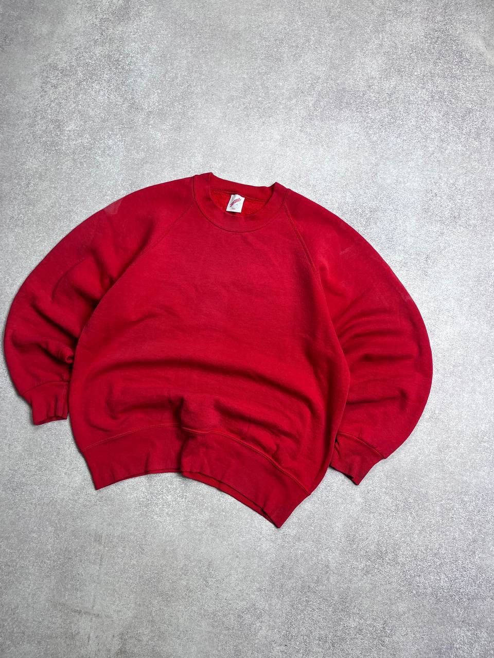 Jerzees × Vintage Vintage Jerzees Boxy Blank Boxy Sweatshirt L Size US L / EU 52-54 / 3 - 2 Thumbnail