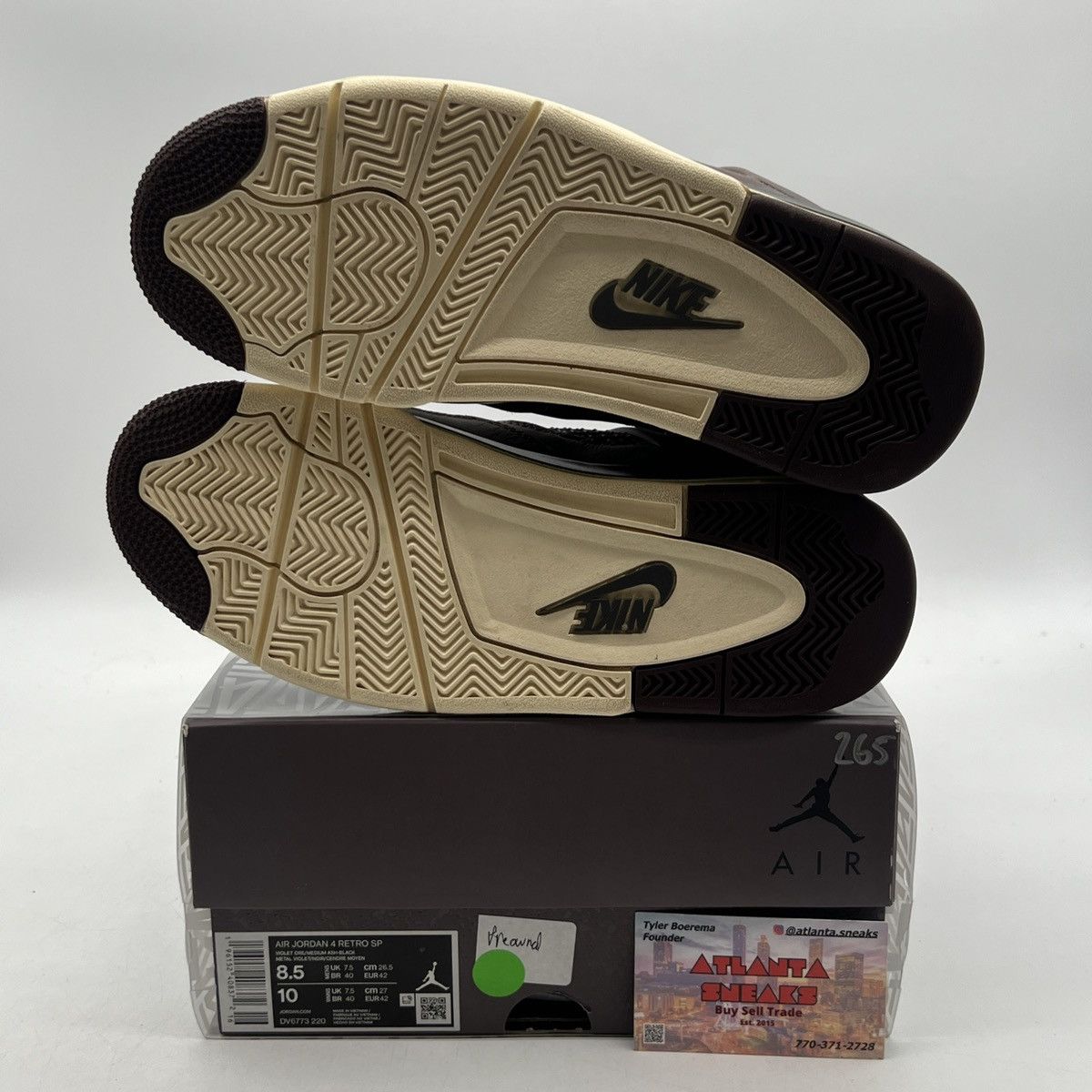 Jordan Brand A Ma Maniére x Air Jordan 4 Violet Ore Size US 8.5 / EU 41-42 - 8 Thumbnail