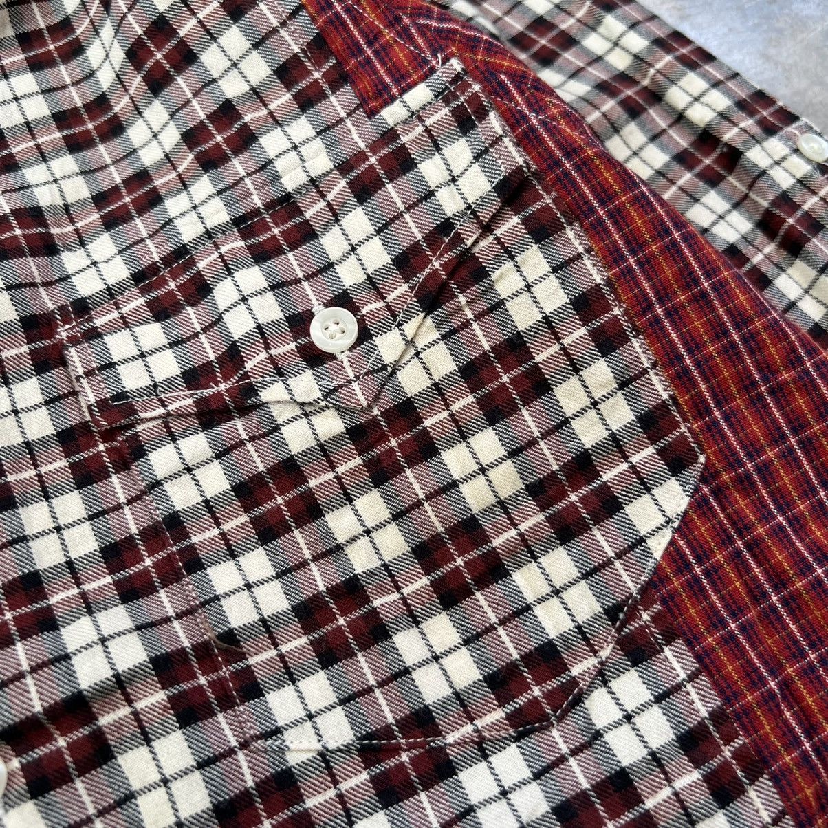 Hysteric Glamour 2000s PPFM Patchwork Gingham Plaid Longsleeve Shirt Size US M / EU 48-50 / 2 - 5 Thumbnail