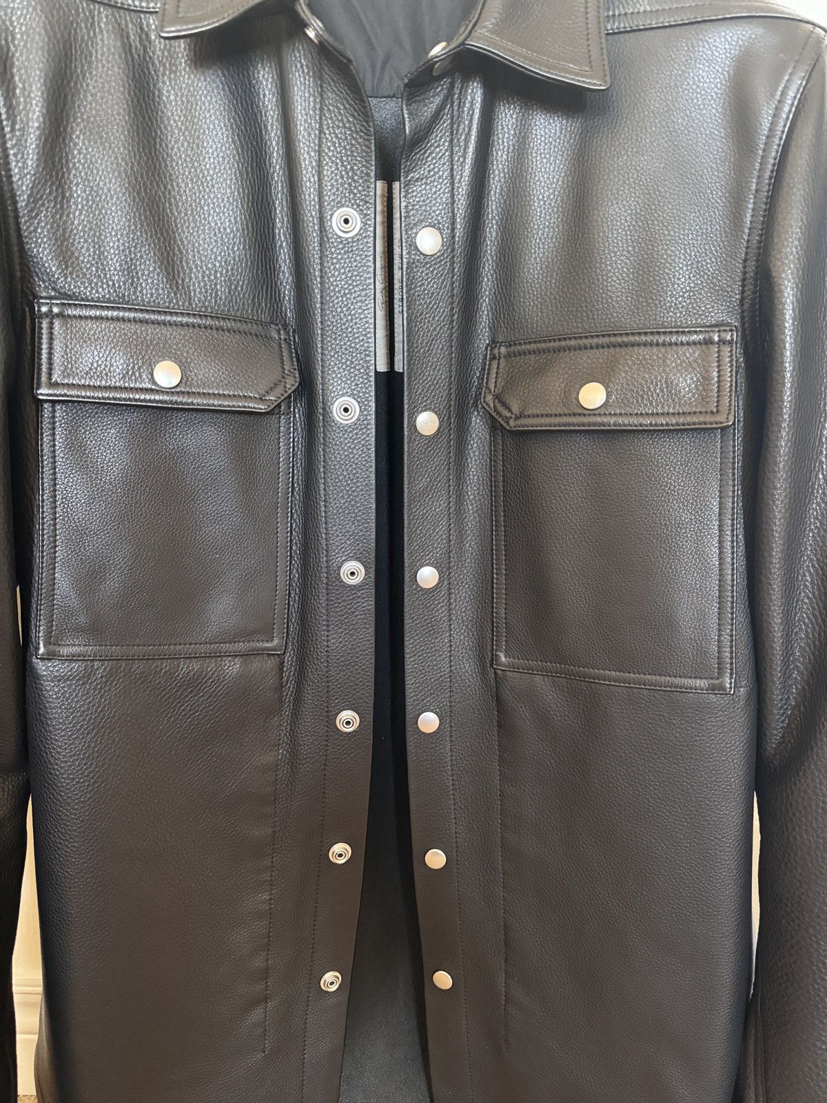 Rick Owens Rick Owens Leather Outer Jacket Size US S / EU 44-46 / 1 - 2 Thumbnail