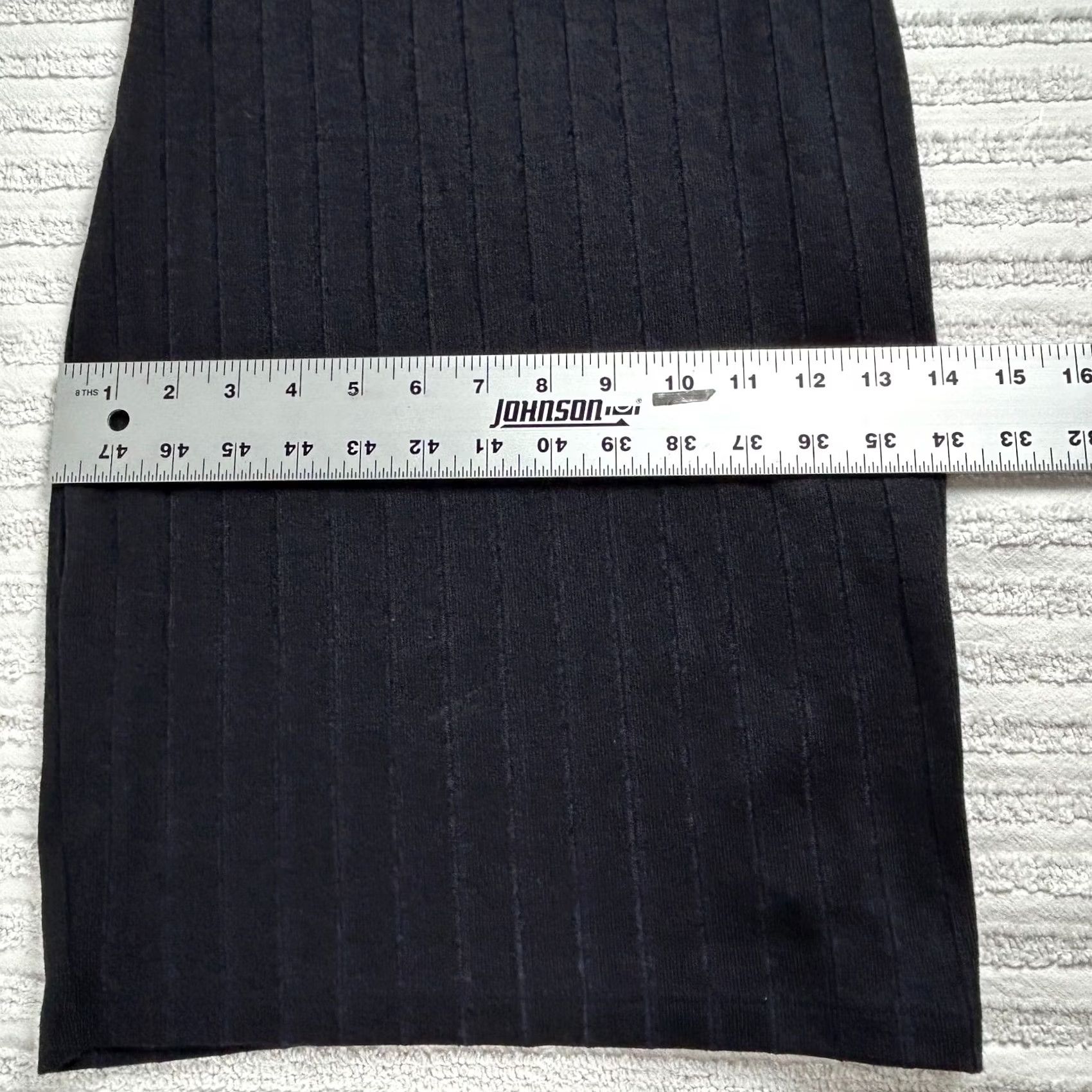 French Connection French Connection Women's Ribbed Polo Bodycon Mini Dress Popover Black Size 2 Size XS / US 0-2 / IT 36-38 - 7 Thumbnail