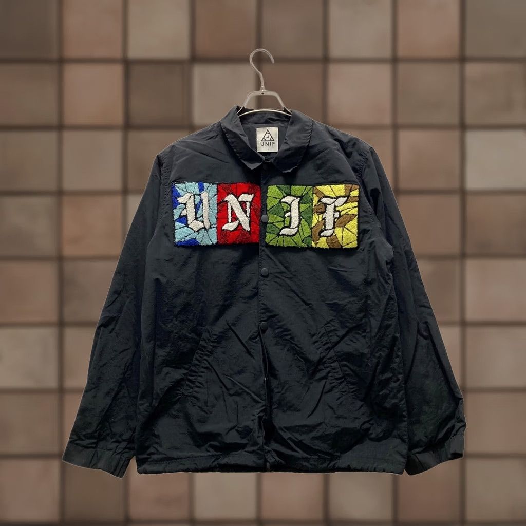 UNIF UNIF Coach Jacket Men L Black Jacket Size US L / EU 52-54 / 3 - 1 Thumbnail