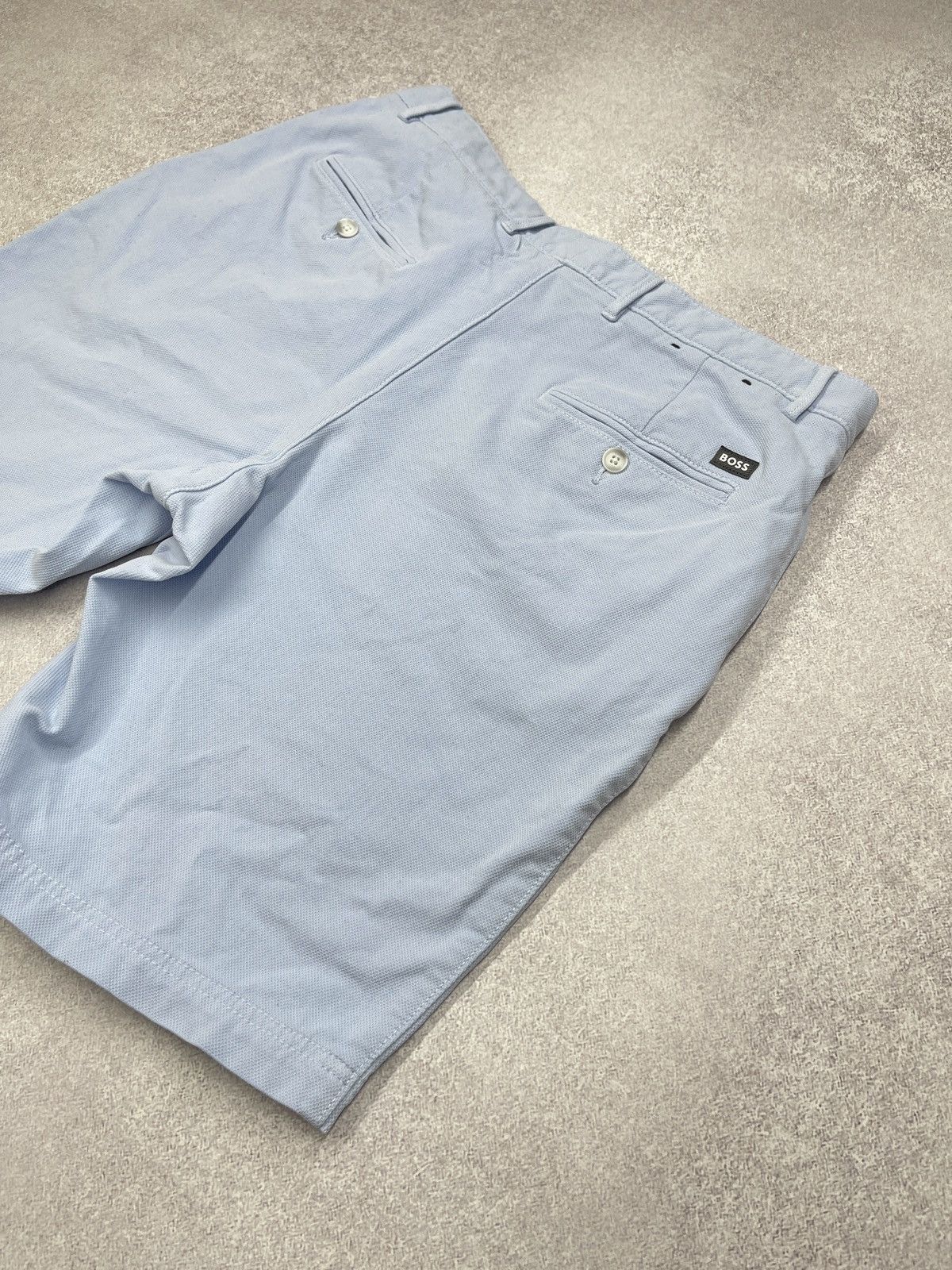 Hugo Boss Mens Hugo Boss Slice Short Blue Size L Size US 34 / EU 50 - 3 Thumbnail