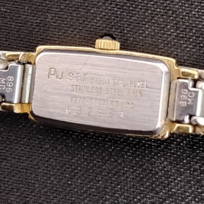 Pulsar Pulsar Quartz Ladies Watch Gold Vintage New Battery Size ONE SIZE - 4 Thumbnail
