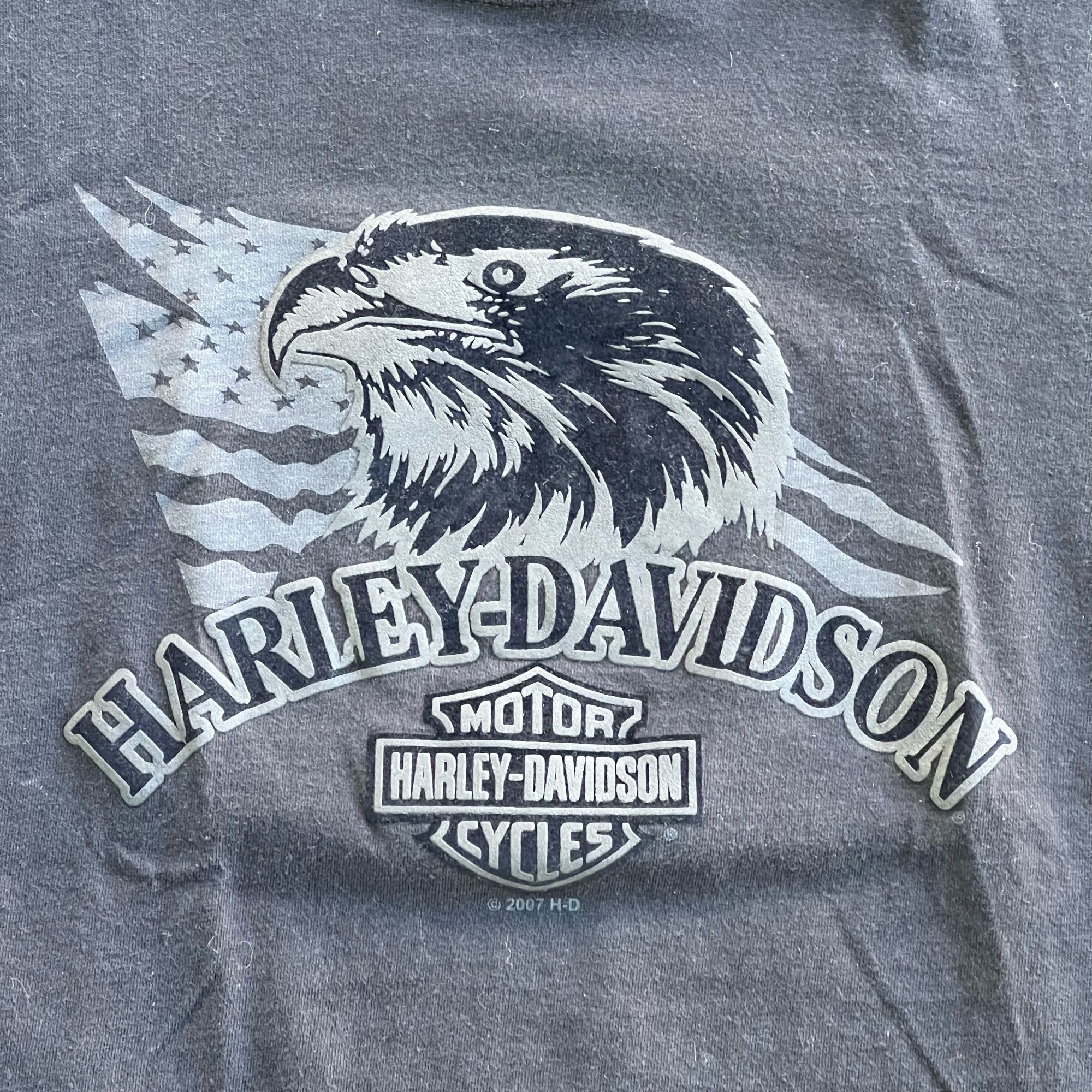 Harley Davidson × Vintage Vintage Y2K Harley Davidson Rostraver, PA Tee Size US M / EU 48-50 / 2 - 5 Thumbnail