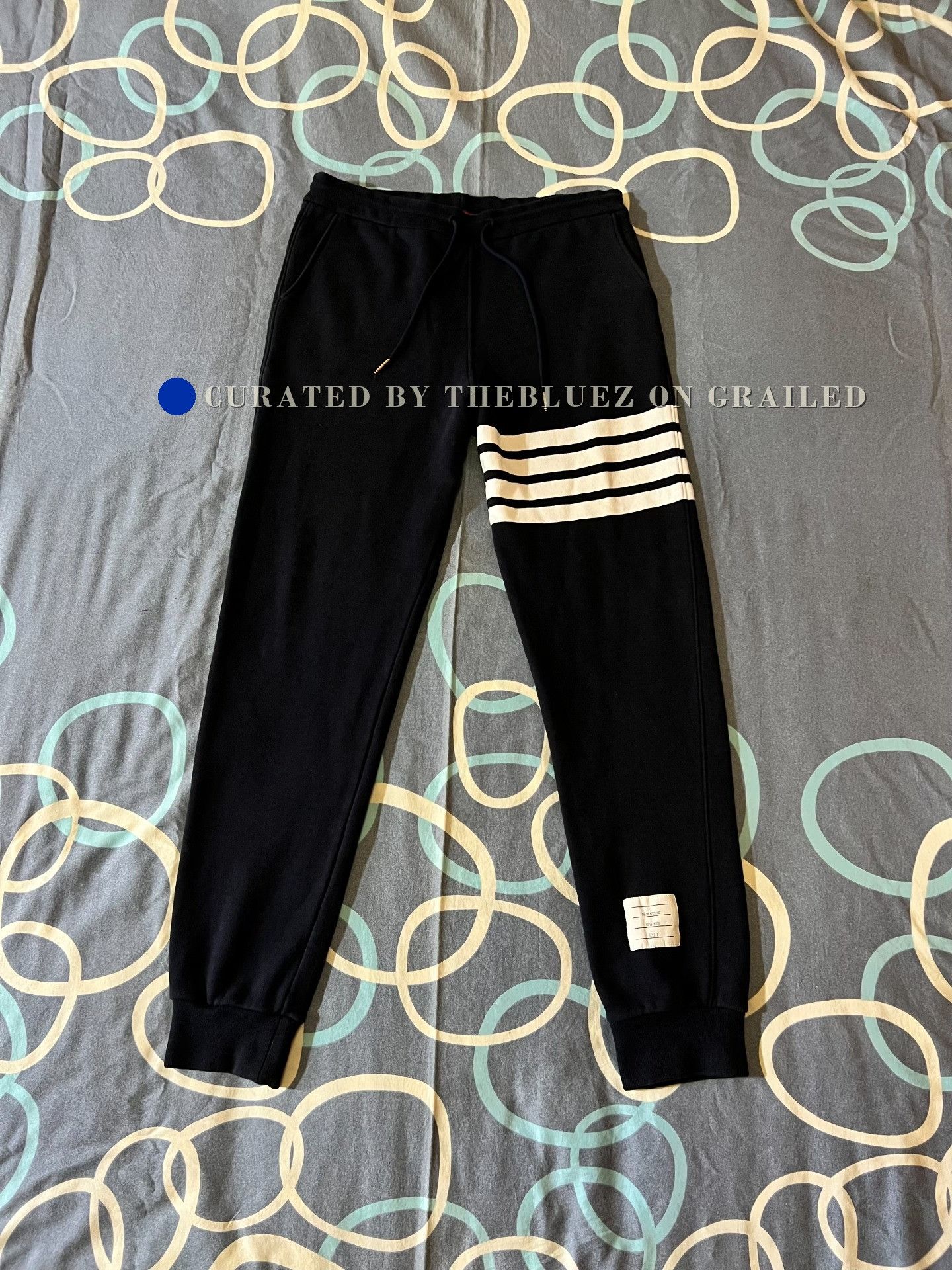 Thom Browne Thom Browne Four-Stripe Casual Sweatpants Size US 34 / EU 50 - 1 Thumbnail