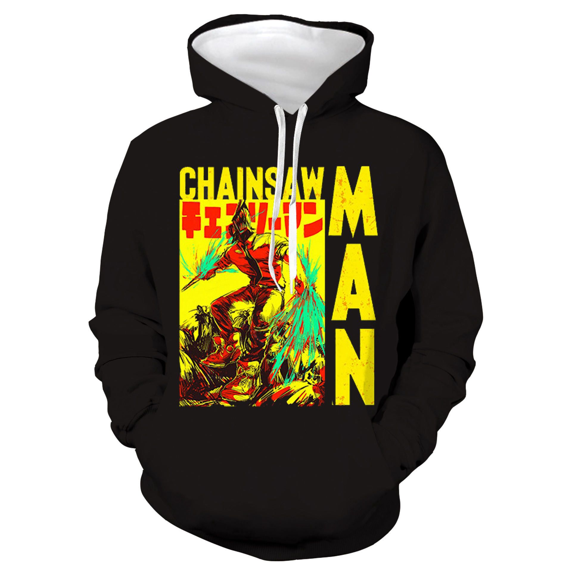 Japanese Brand Chainsaw Man Hoodies Size US XL / EU 56 / 4 - 1 Thumbnail