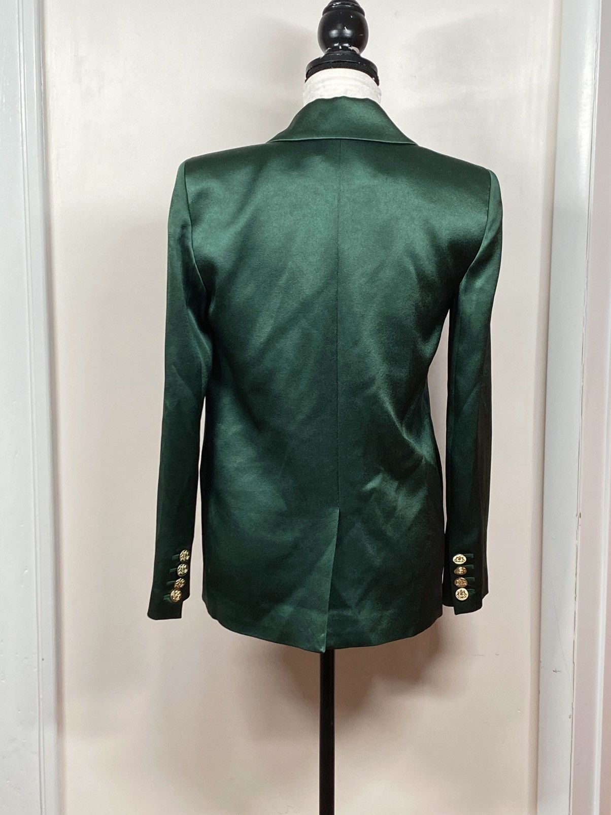Alice + Olivia ALICE + OLIVIA Silas Satin Single-Breasted Blazer size 0 Size XS / US 0-2 / IT 36-38 - 9 Thumbnail