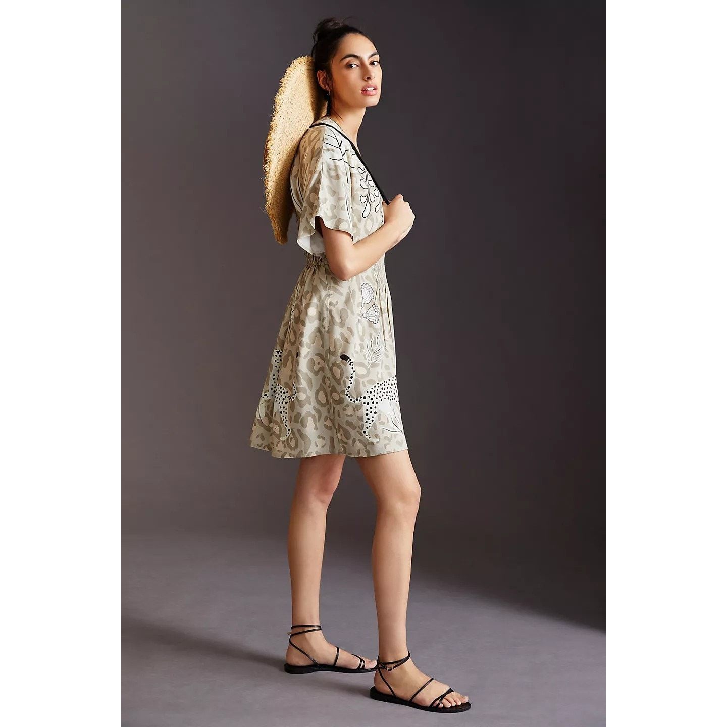 Anthropologie New Anthropologie Bl-nk Micro Kaftan $134 ONESIZE (S/M) Size S / US 4 / IT 40 - 3 Thumbnail