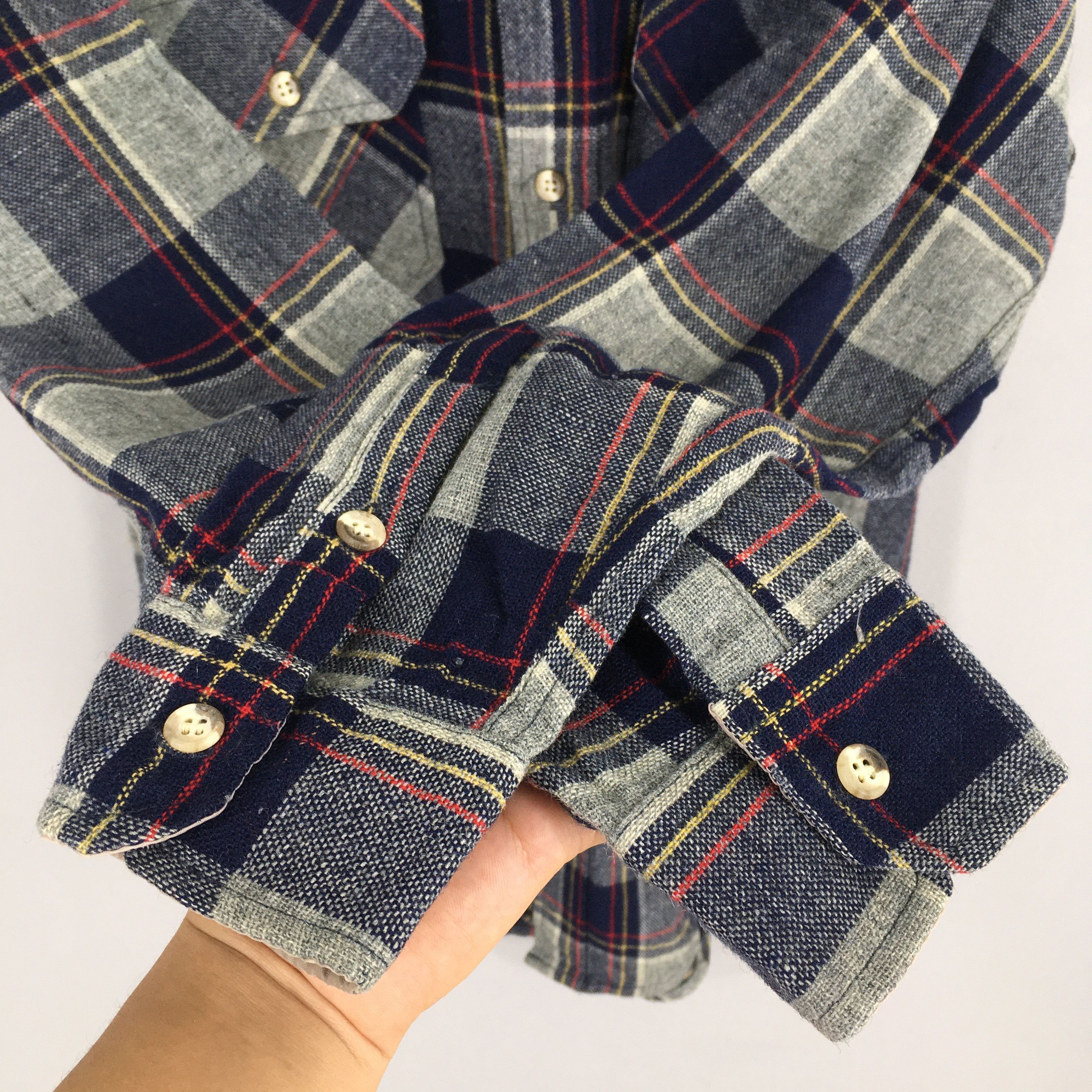 Flannel × Vintage Vintage 1980s Outdoor Exchange Plaid Shadow Small Size US S / EU 44-46 / 1 - 5 Thumbnail