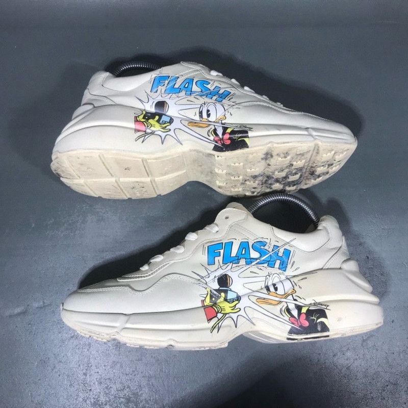 Gucci Gucci Rhyton Donald Duck Sneakers for Men - Size US 9.5 / EU 42-43 - 7 Thumbnail