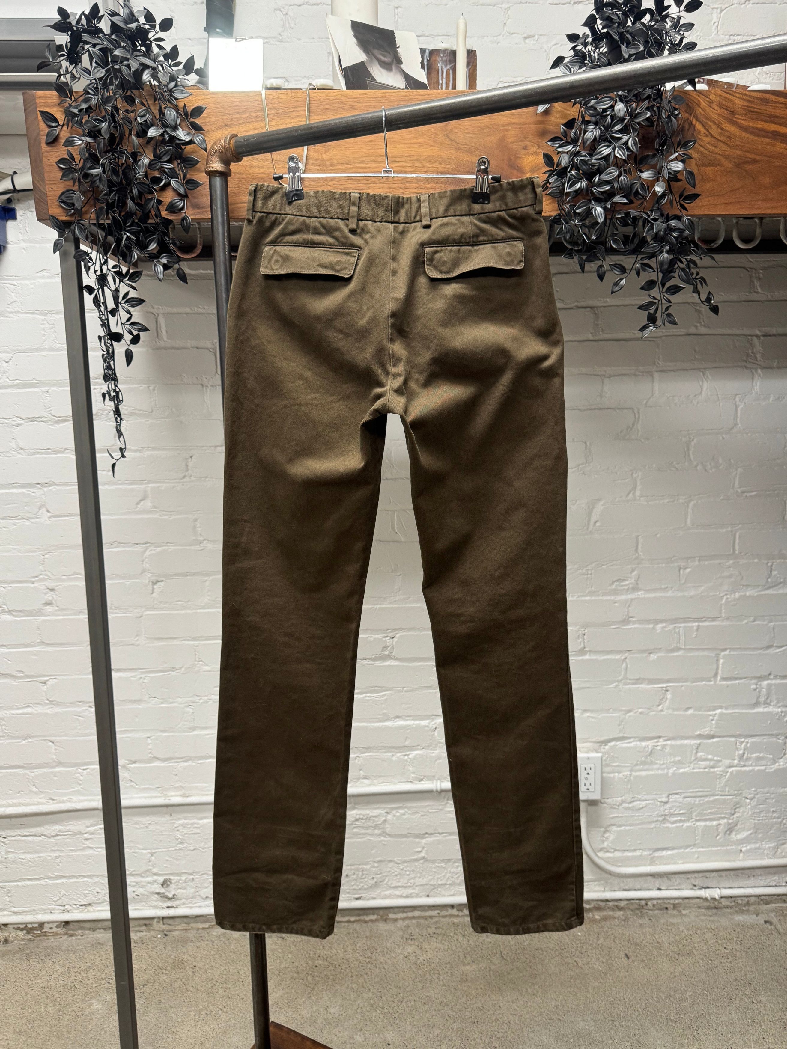 Dior Dior Homme Brown Military Inspired Button Snap Skinny Denim Size US 32 / EU 48 - 4 Thumbnail