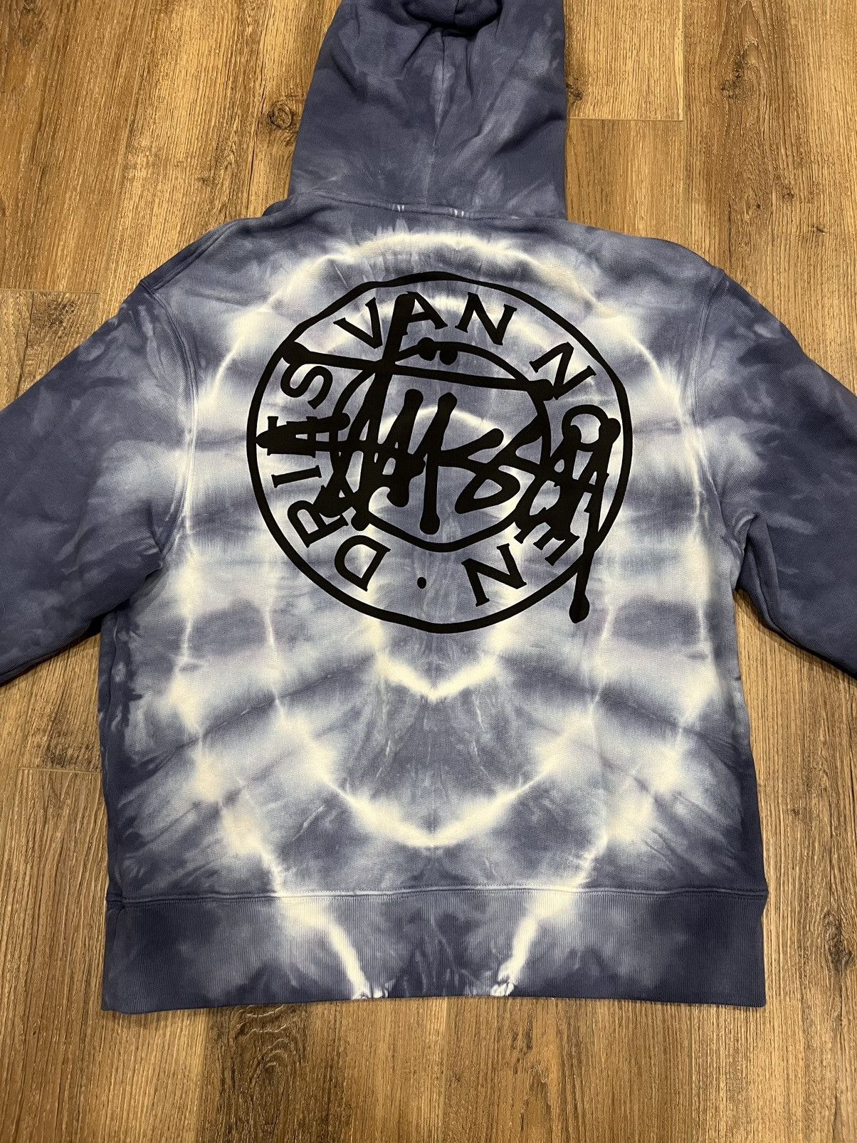 パーカー・フーディ DRIES VAN NOTEN X STUSSY TIE DYE HOOD Buy Stussy x Dries Van Noten Tie Dye Hoodie 'Blue' - 318046