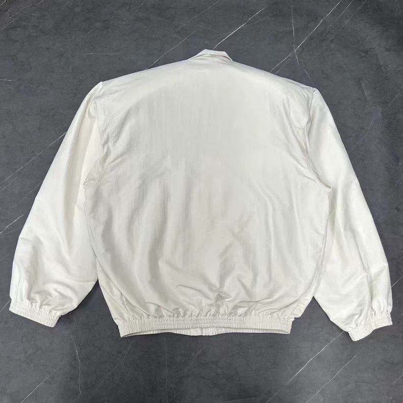 Balenciaga Balenciaga 22FW White Shoulder Pads Nylon Sports Jacket Size US M / EU 48-50 / 2 - 2 Thumbnail